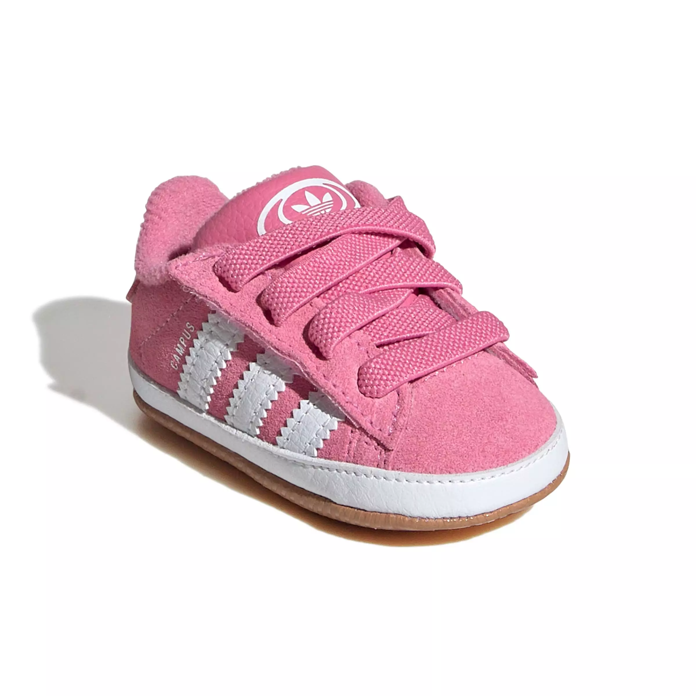 adidas Originals Campus Crib "Bliss Pink/Ftwr White/Gum 2" Infant Girls' Shoe - PINK/WHITE/GUM