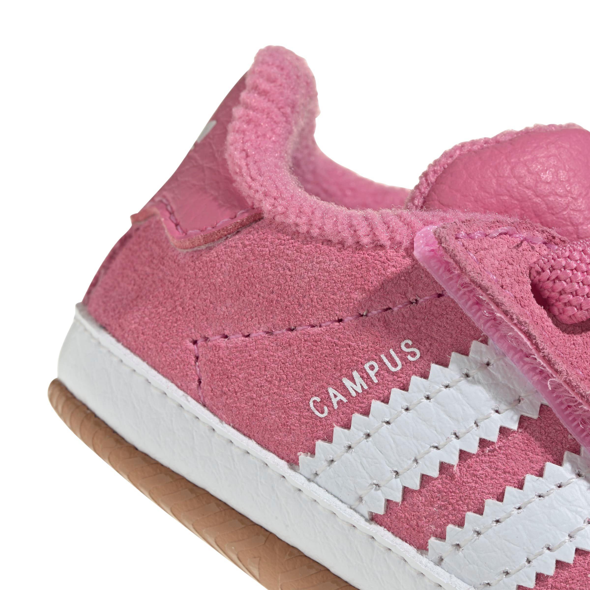 adidas Originals Campus Crib Infant Girls' "Bliss Pink/Ftwr White/Gum 2" Shoe