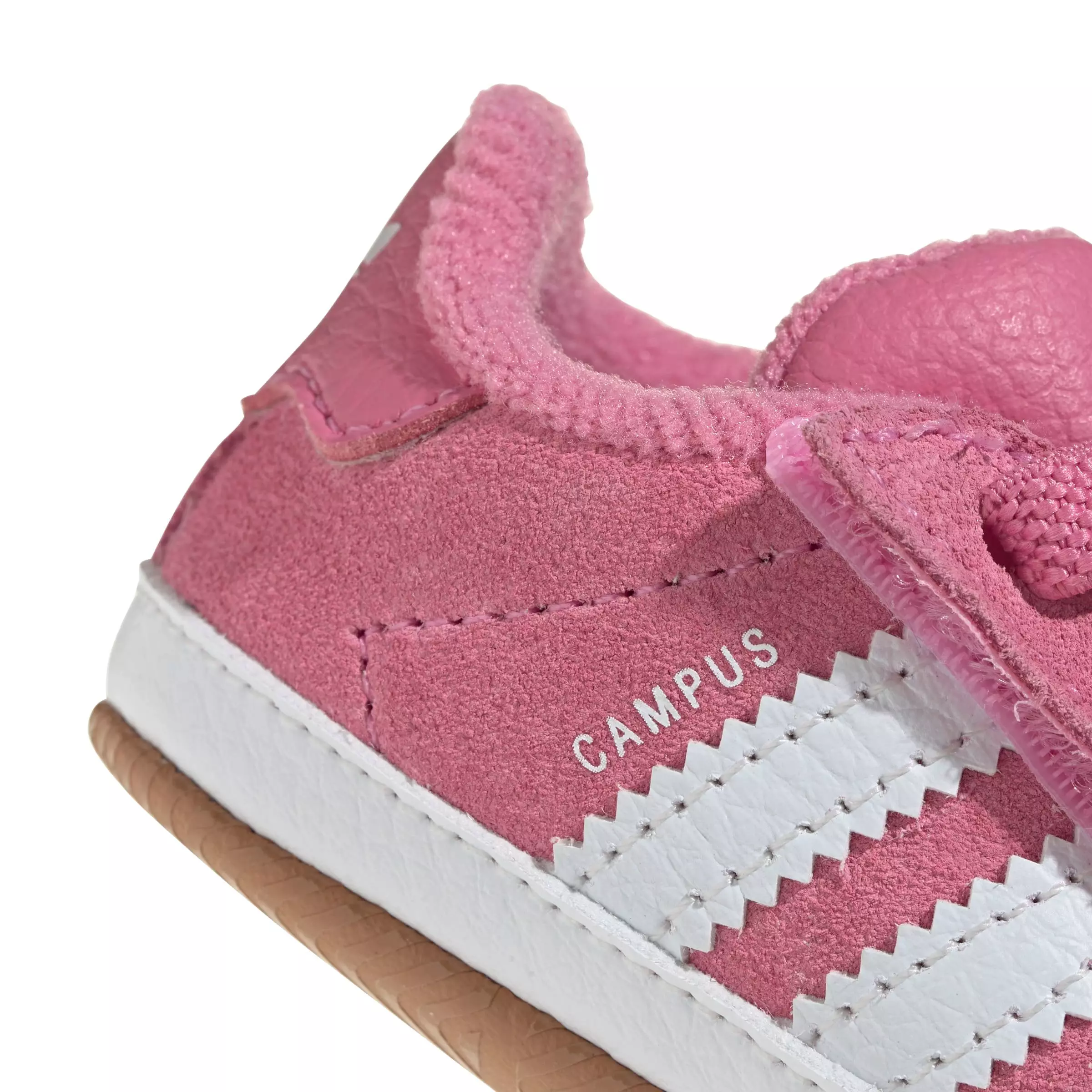 adidas Originals Campus Crib "Bliss Pink/Ftwr White/Gum 2" Infant Girls' Shoe - PINK/WHITE/GUM