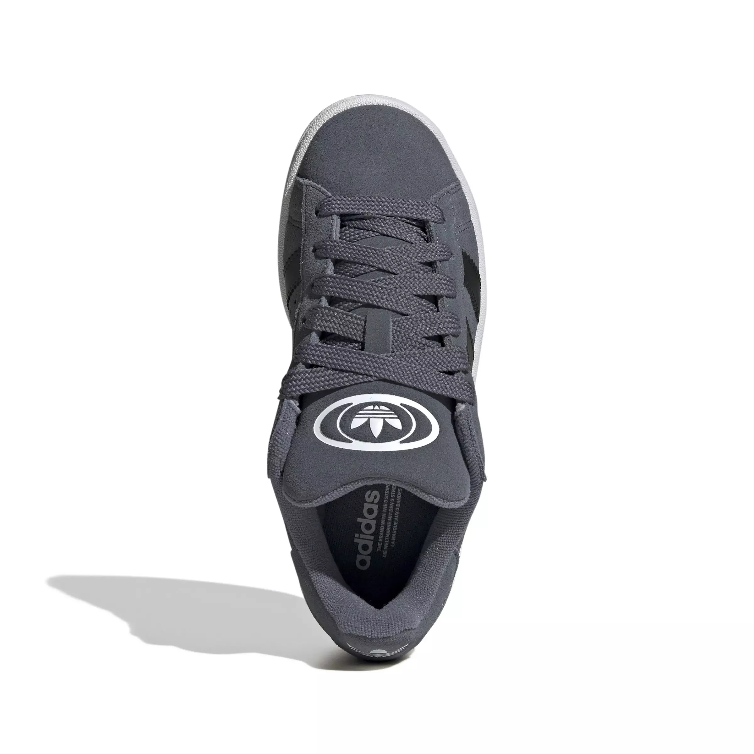 adidas Originals Campus 00s "Onix/Ftwr White/Gum 2" Grade School Boys' Shoe - ONIX/WHITE/GUM