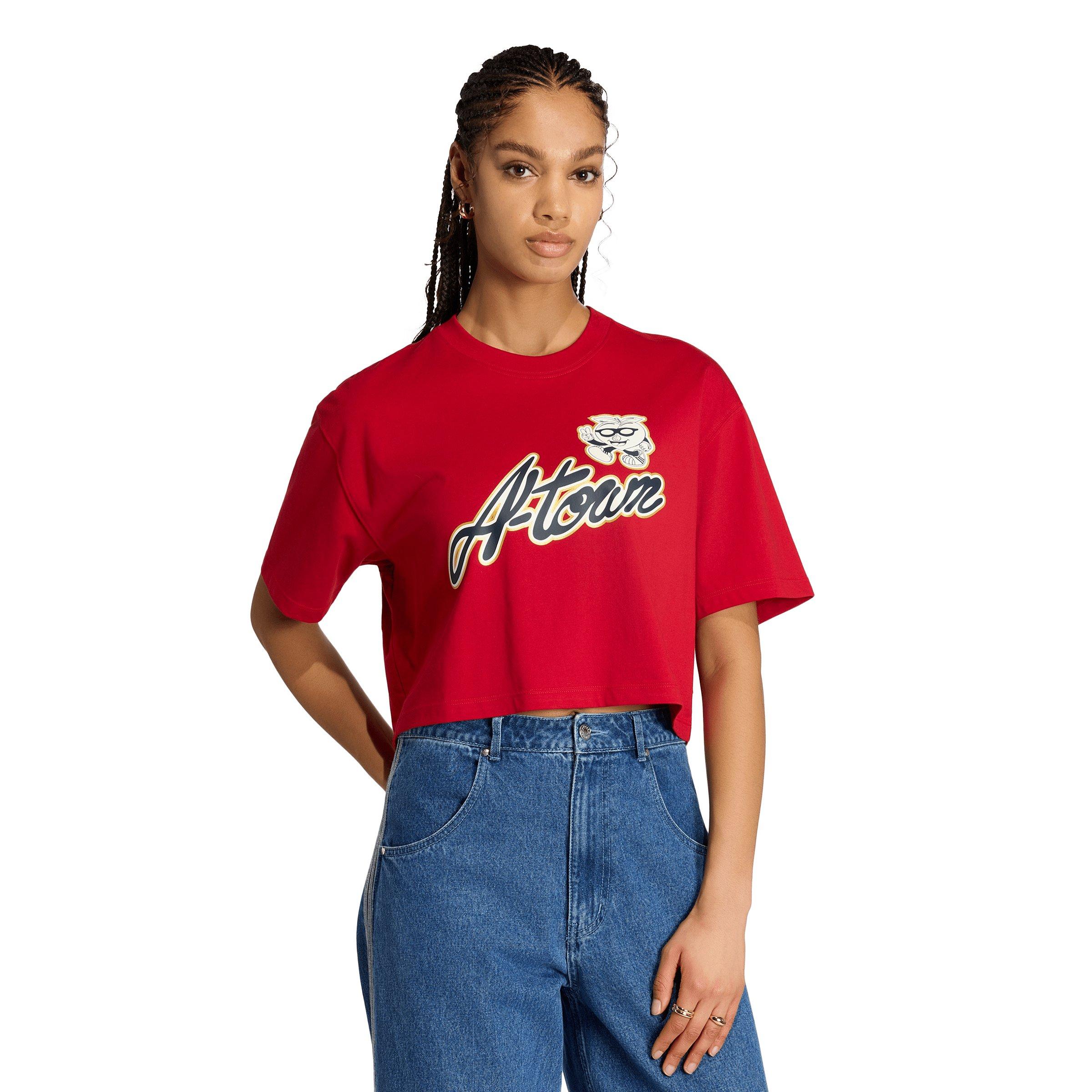 adidas Originals Women's FIFA World Cup 26&trade; Host City Atlanta T-Shirt - Red - RED Thumbnail View 1
