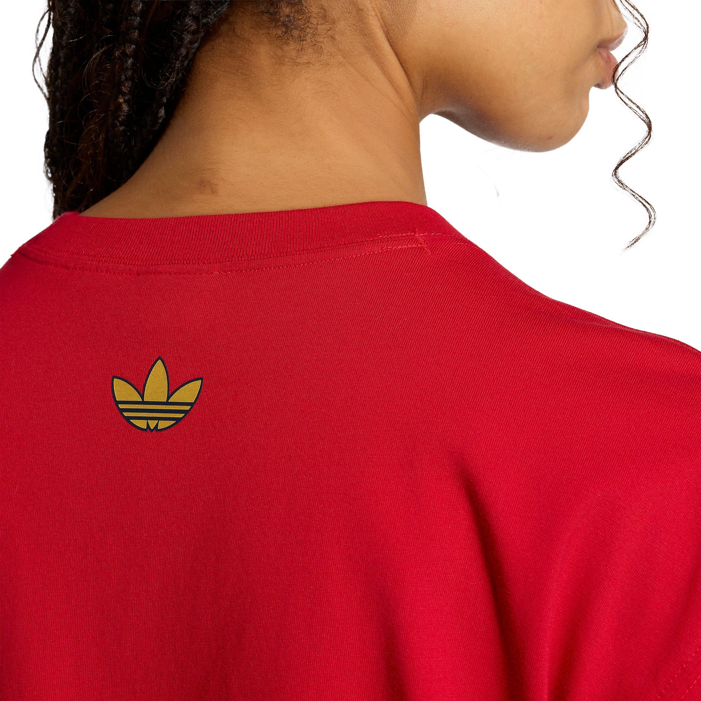 adidas Originals Women's FIFA World Cup 26&trade; Host City Atlanta T-Shirt - Red - RED Thumbnail View 4