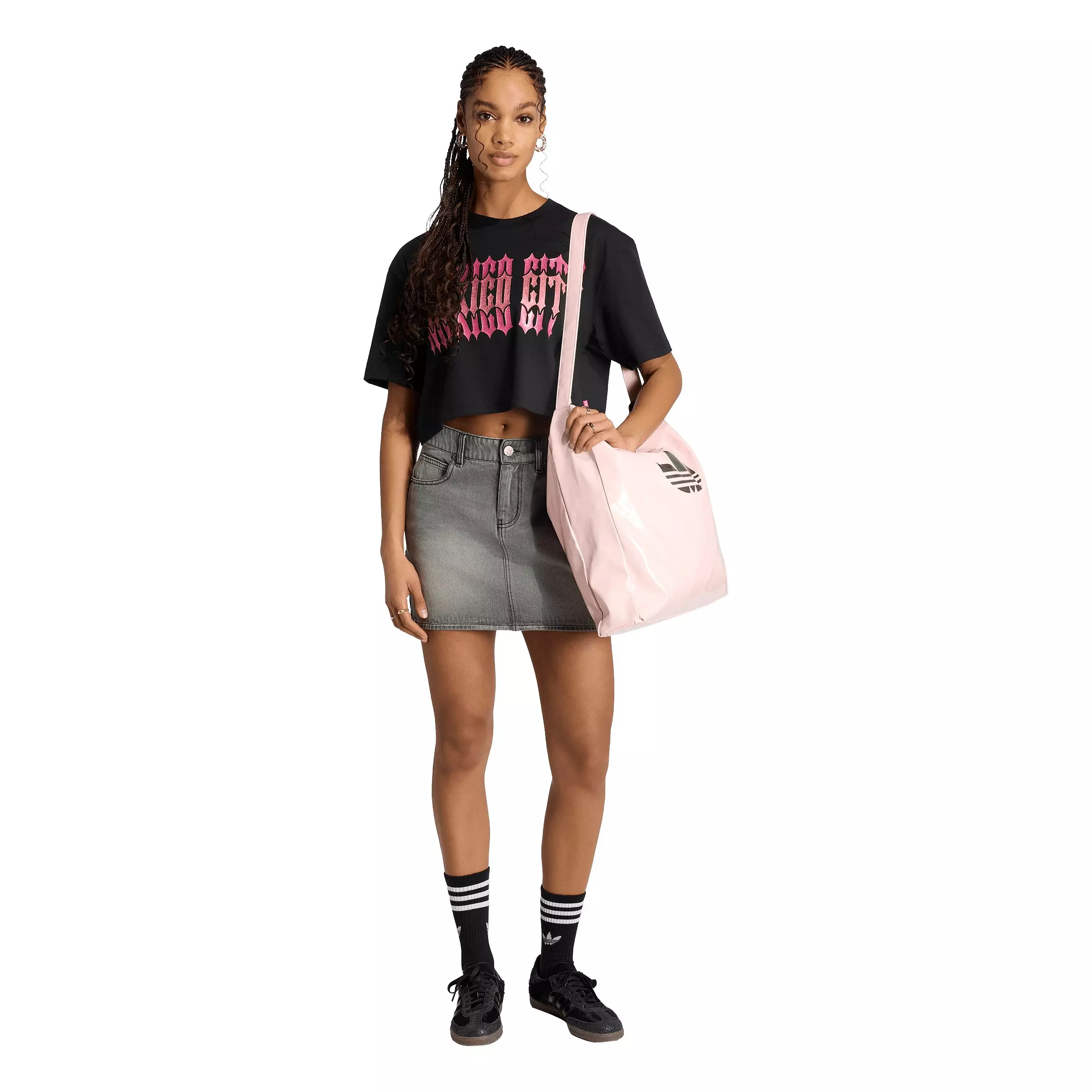 adidas Originals Women's FIFA World Cup 26&trade; Host City Mexico City T-Shirt - Black - BLACK