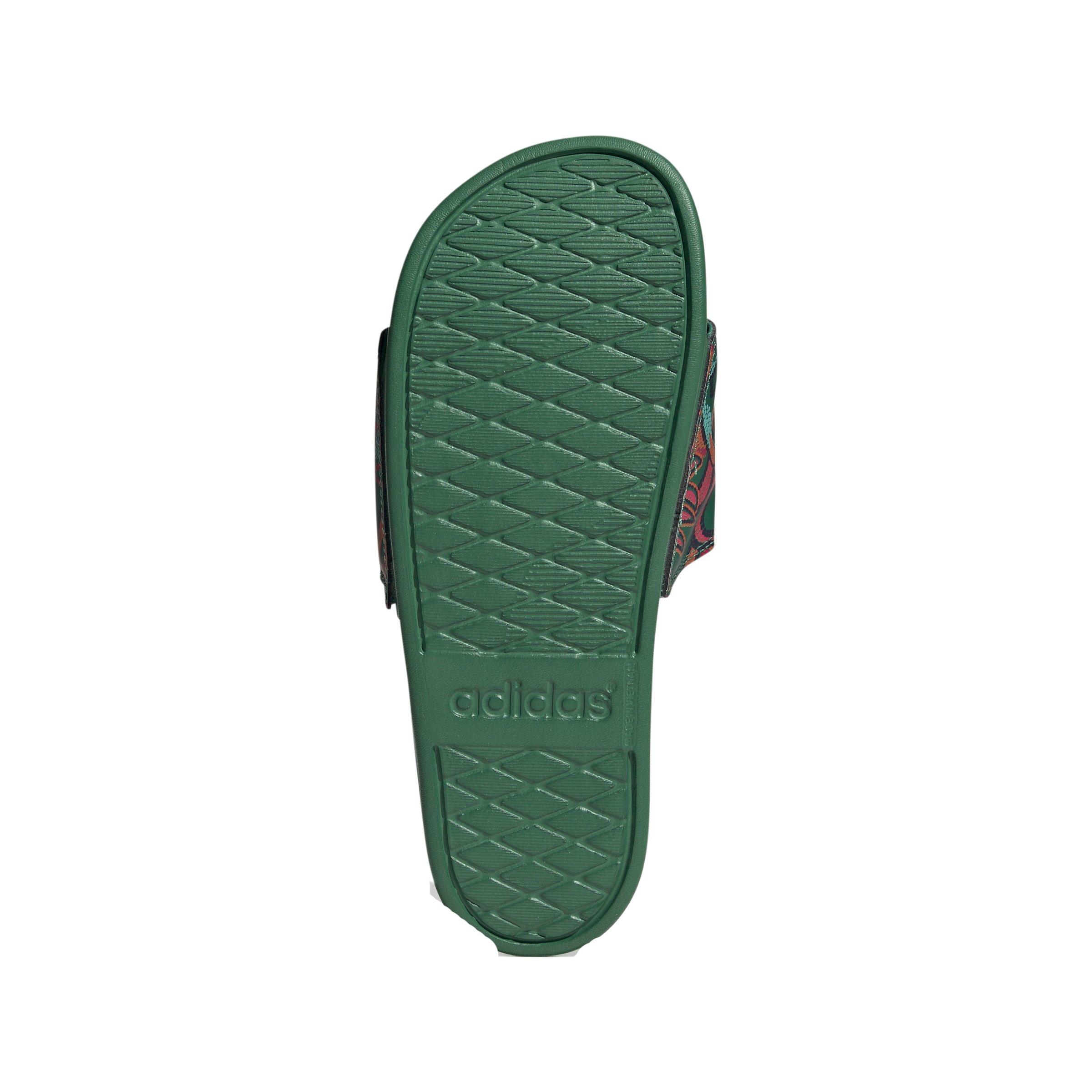 Adilette store bold green