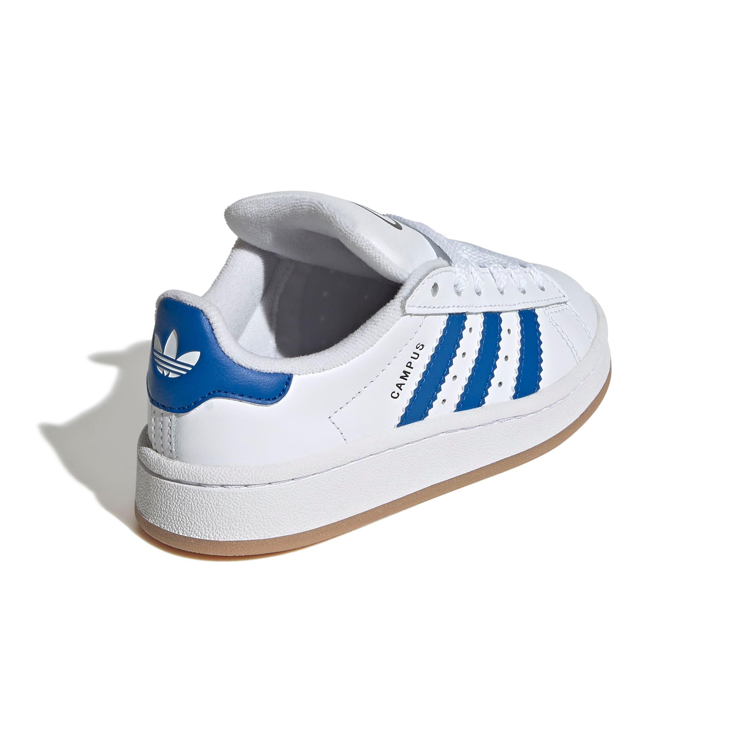 adidas Originals Campus 00s "Ftwr White/Blue/Core Black" Preschool Boys' Shoe - WHITE/BLUE/BLACK Thumbnail View 4