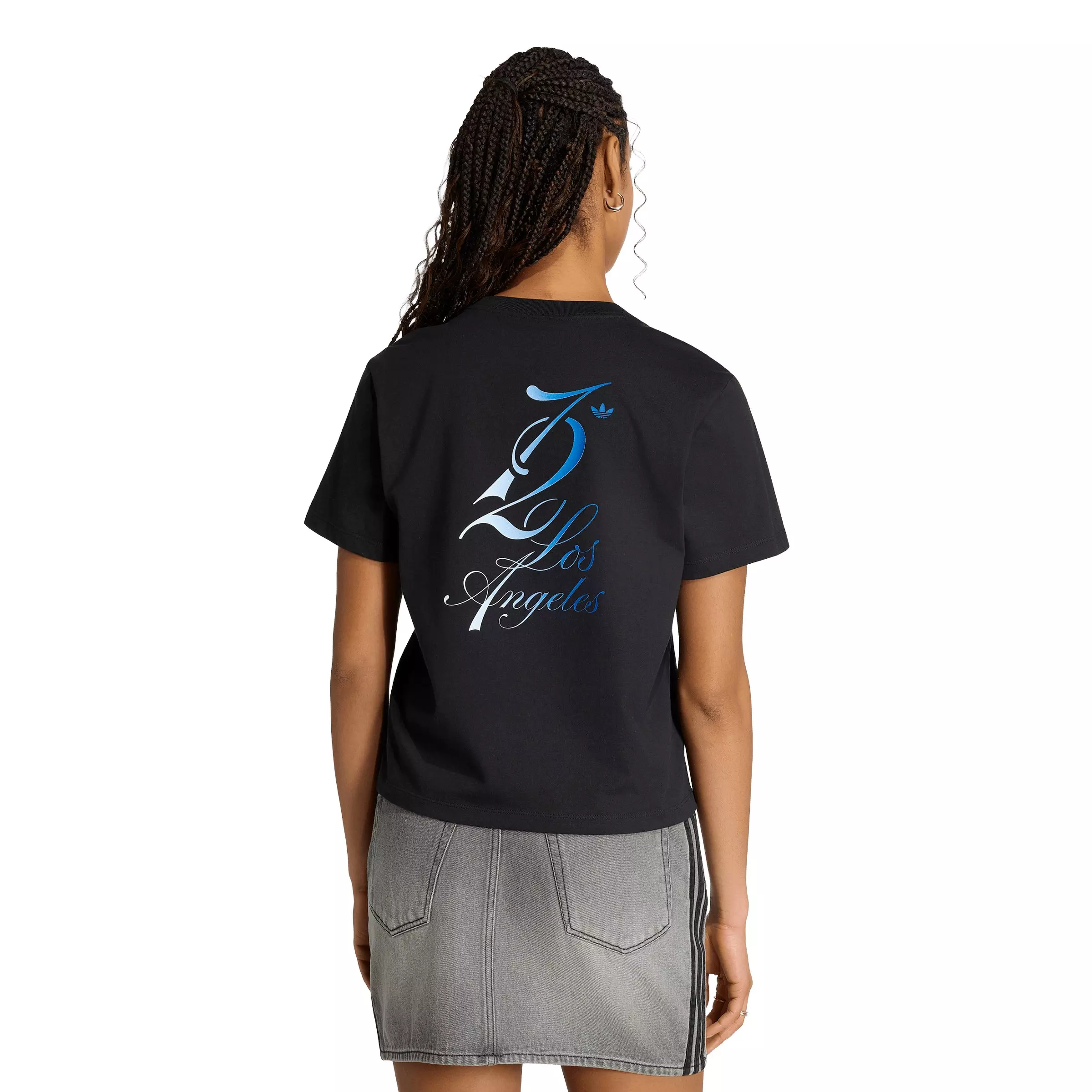 adidas Originals Women's FIFA World Cup 26&trade; Host City Los Angeles T-Shirt - Black - BLACK