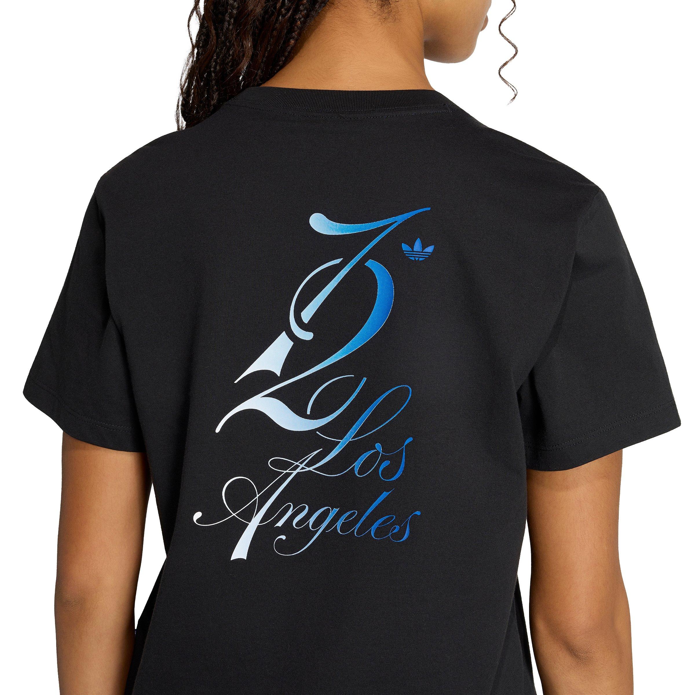 adidas Originals Women's FIFA World Cup 26&trade; Host City Los Angeles T-Shirt - Black - BLACK Thumbnail View 4