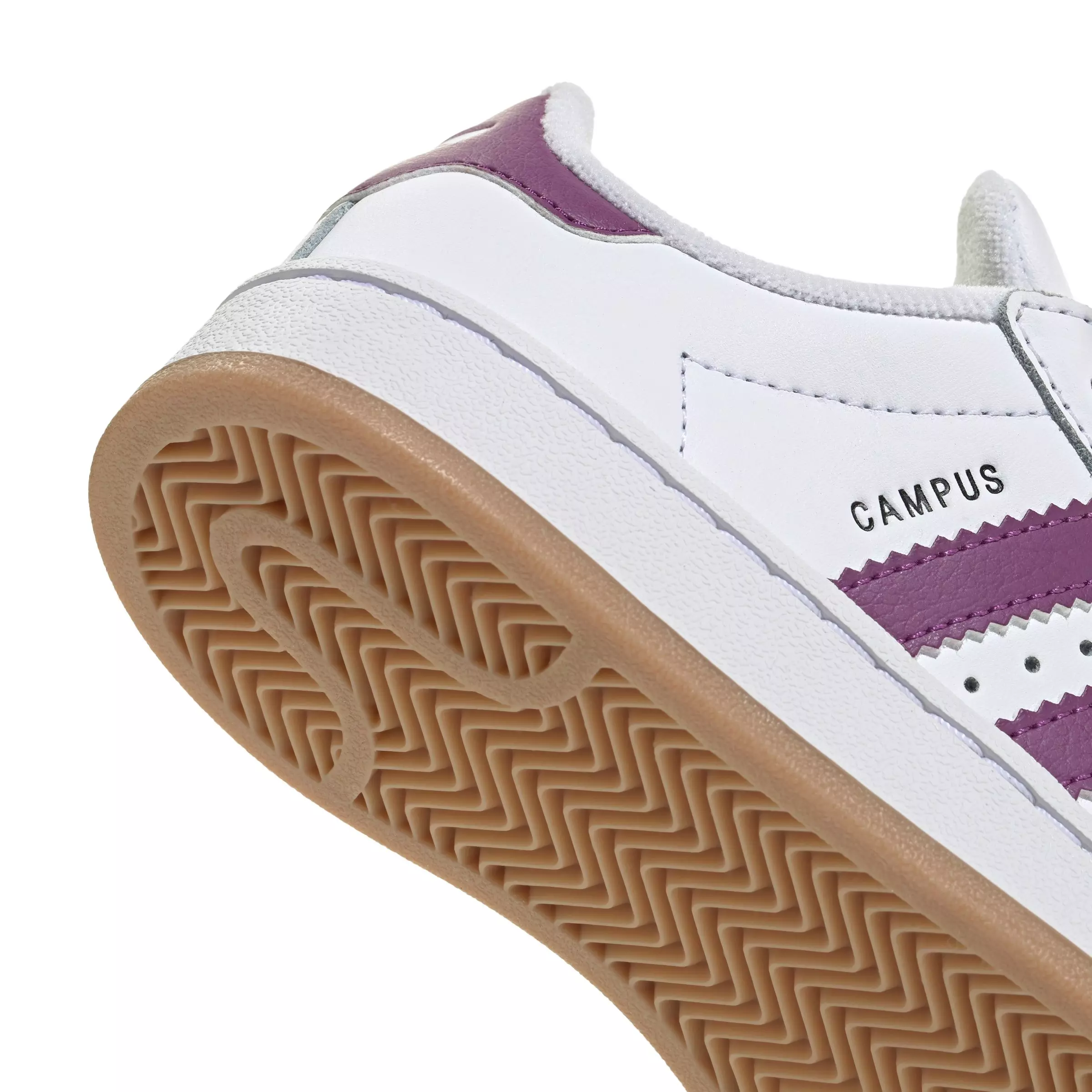 adidas Originals Campus 00s "Ftwr White/Rich Mauve/Core Black" Preschool Girls' Shoe - WHITE/MAUVE/BLACK