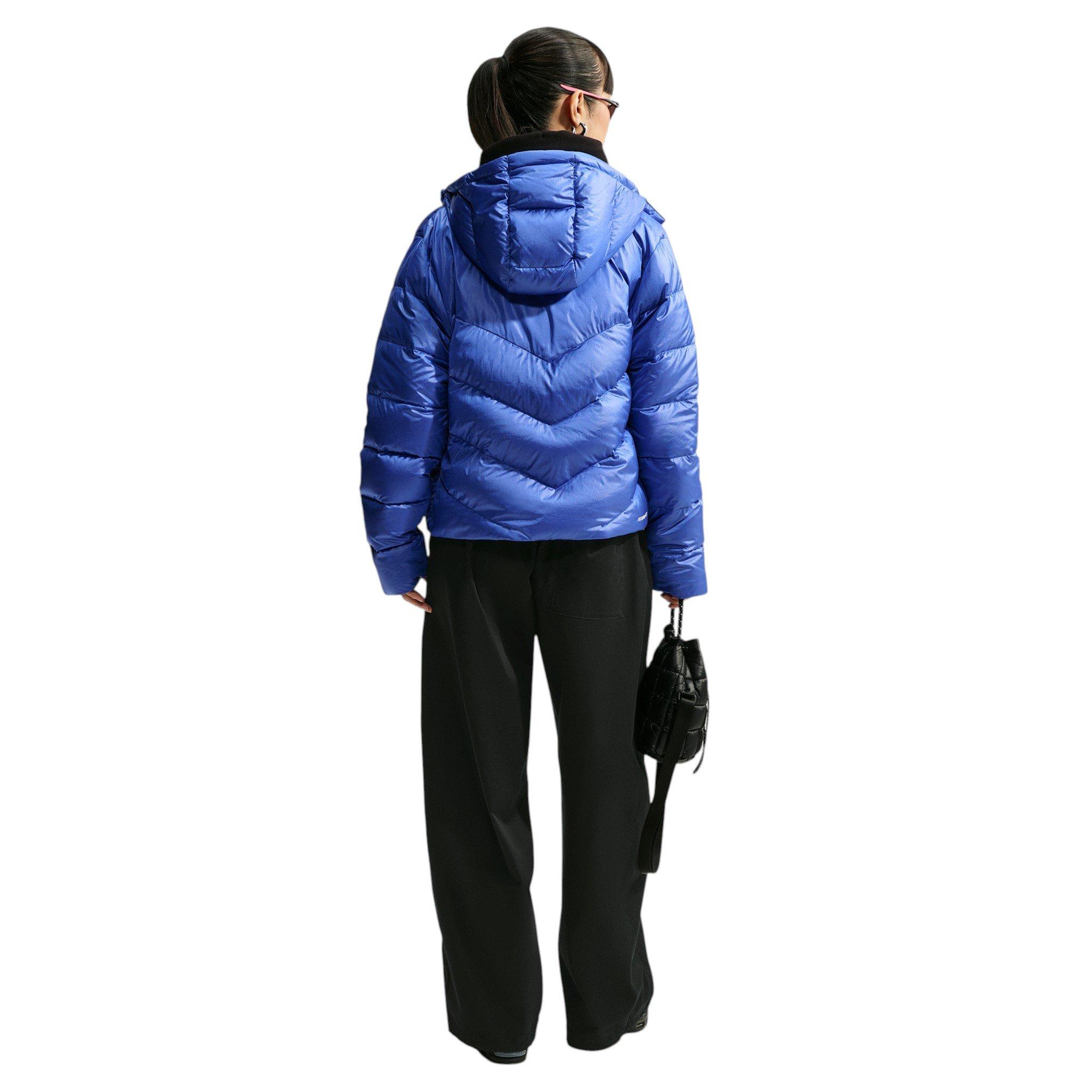 Nike Women's Sportswear Windpuffer Therma-FIT Hooded Down Jacket - Royal - ROYAL