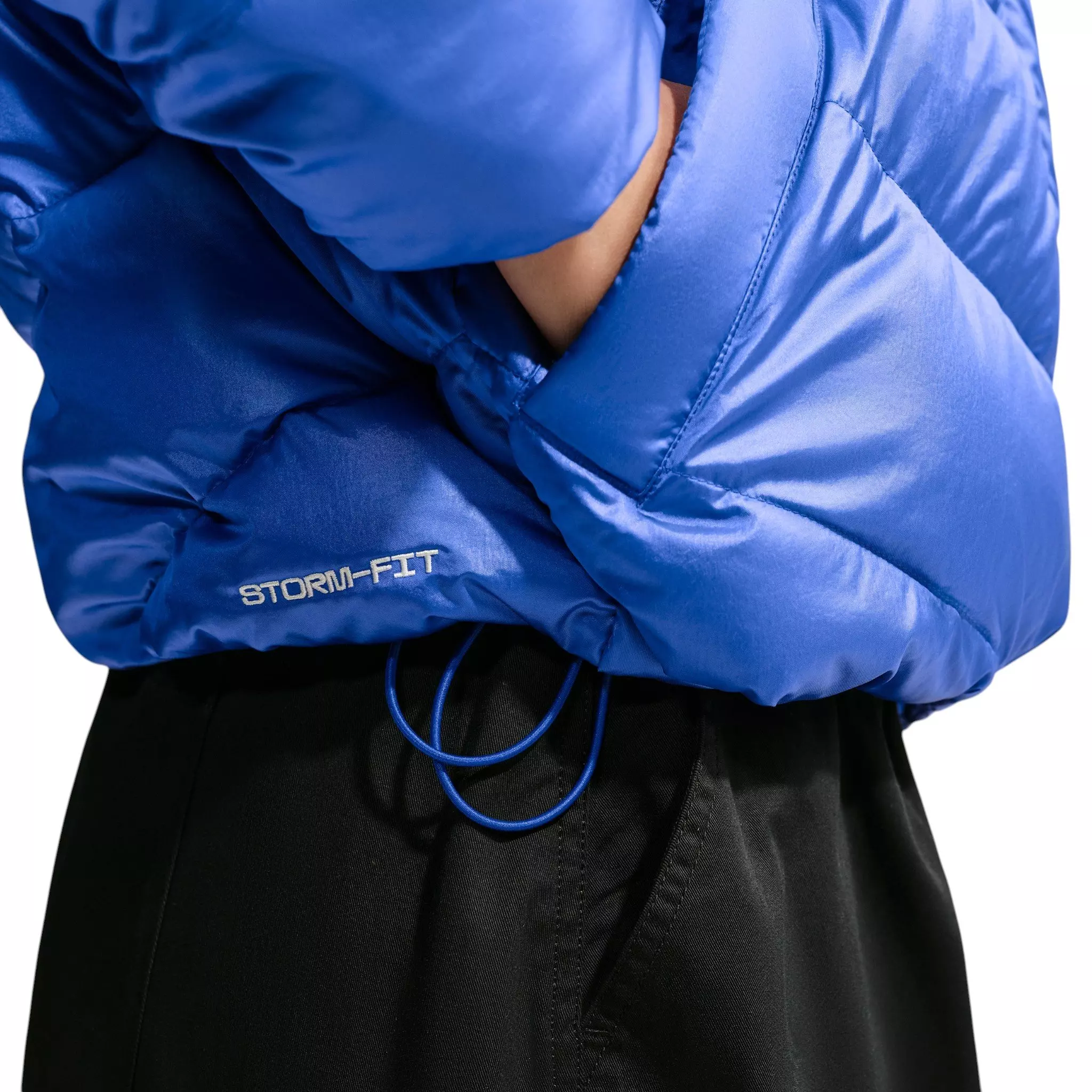 Nike Women's Sportswear Windpuffer Therma-FIT Hooded Down Jacket - Royal - ROYAL
