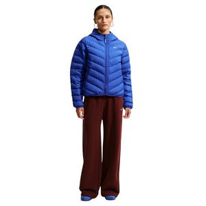 Nike Women's Sportswear Windpuffer Therma-FIT Hooded Down Jacket - Royal - ROYAL
