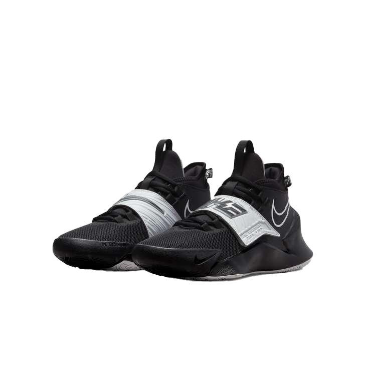 Nike Future Court 3 "Black/White" Grade School Boys' Basketball Shoe - BLACK Thumbnail View 3