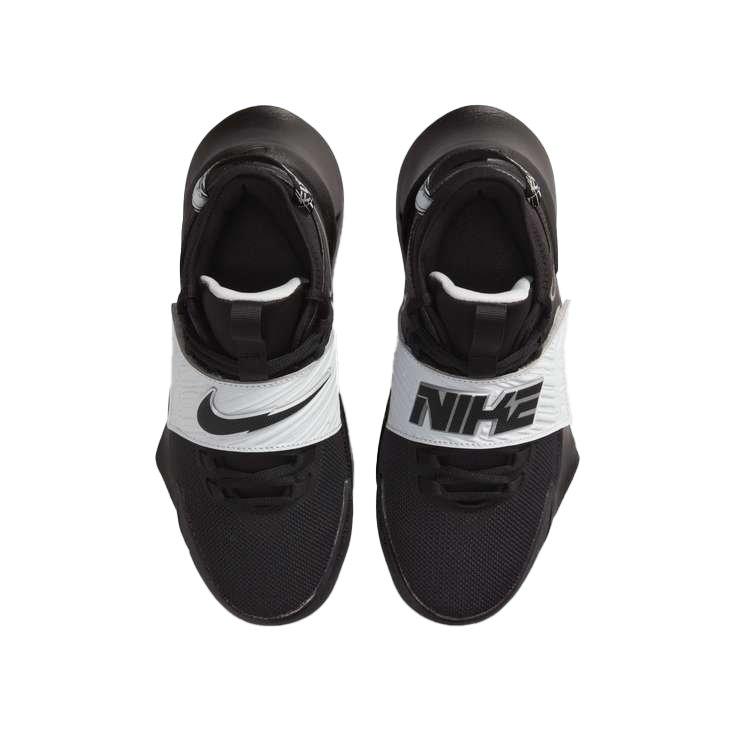 Nike Future Court 3 "Black/White" Grade School Boys' Basketball Shoe - BLACK Thumbnail View 4