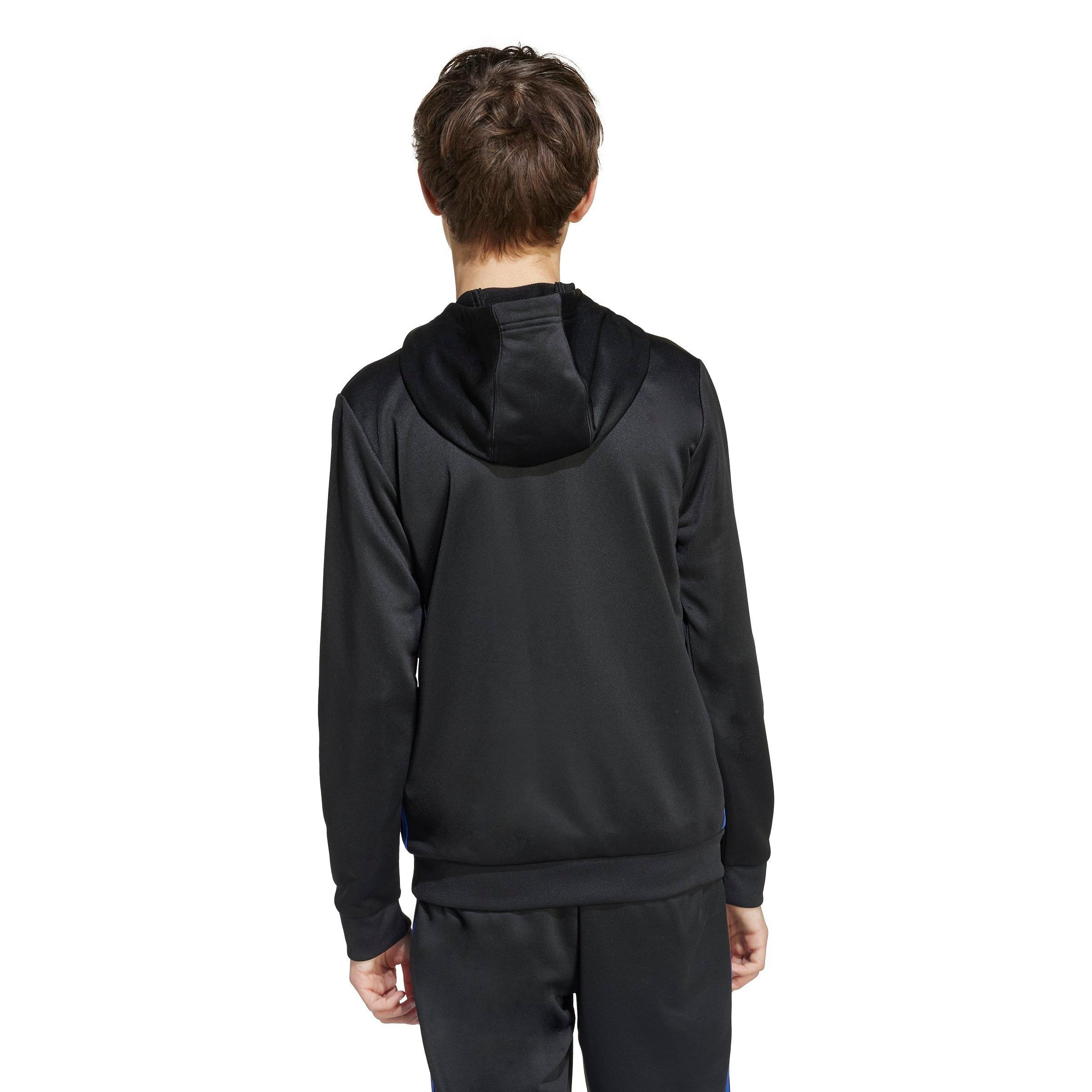 adidas Tiro 25 Essentials Big Boys' Black Sweat Hoodie