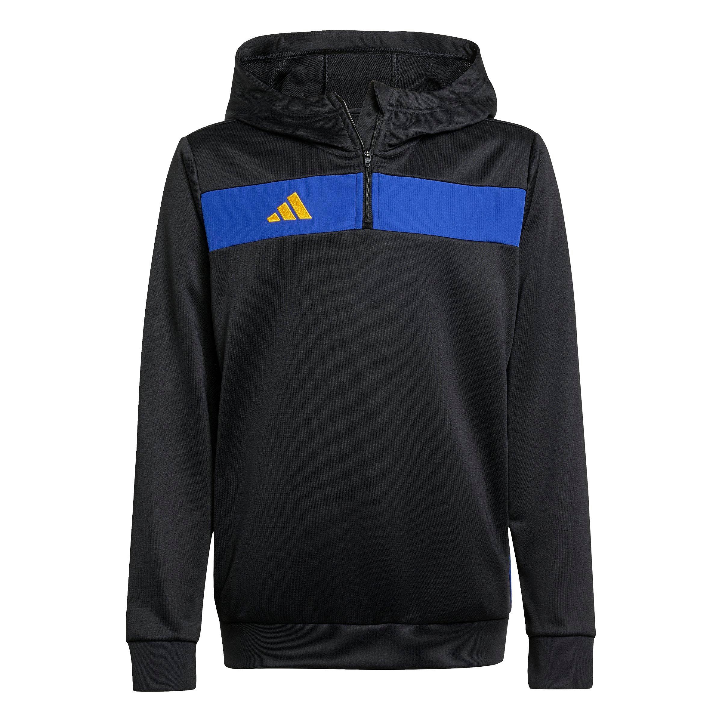 adidas Tiro 25 Essentials Big Boys' Black Sweat Hoodie