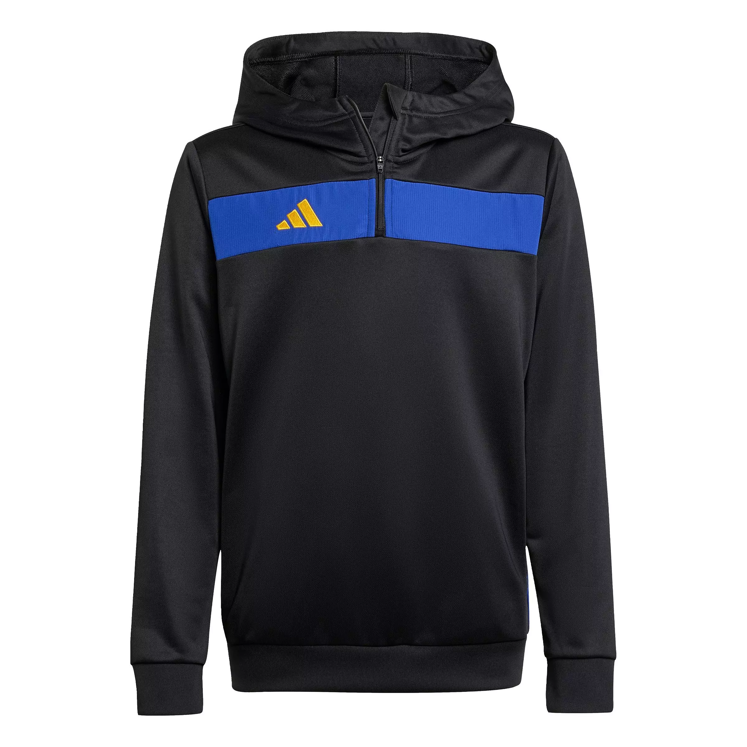 adidas Big Boys' Tiro 25 Essentials Sweat Hoodie - Black - BLACK