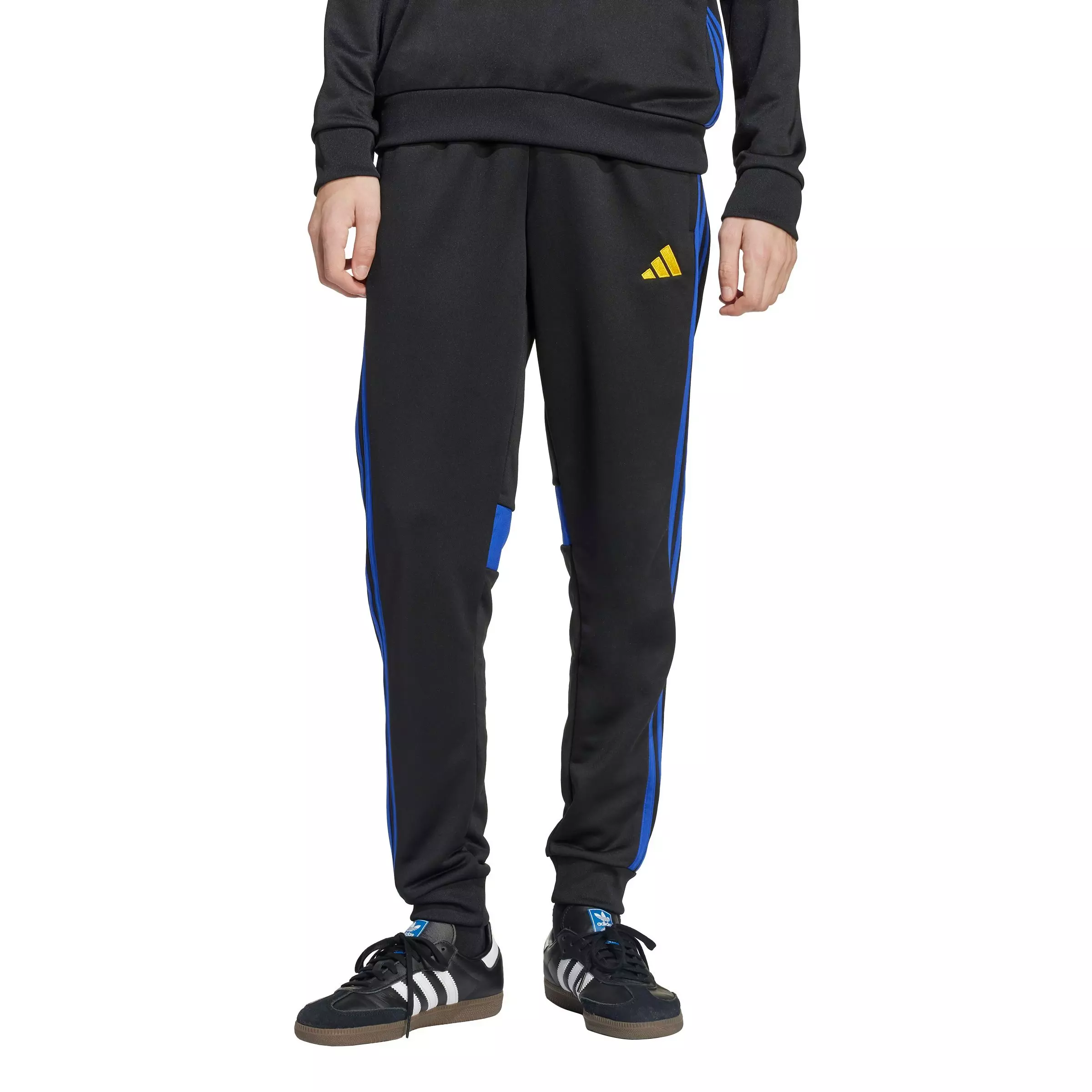 adidas Big Boys' Tiro 25 Essentials Sweat Tracksuit Bottom - Black - BLACK