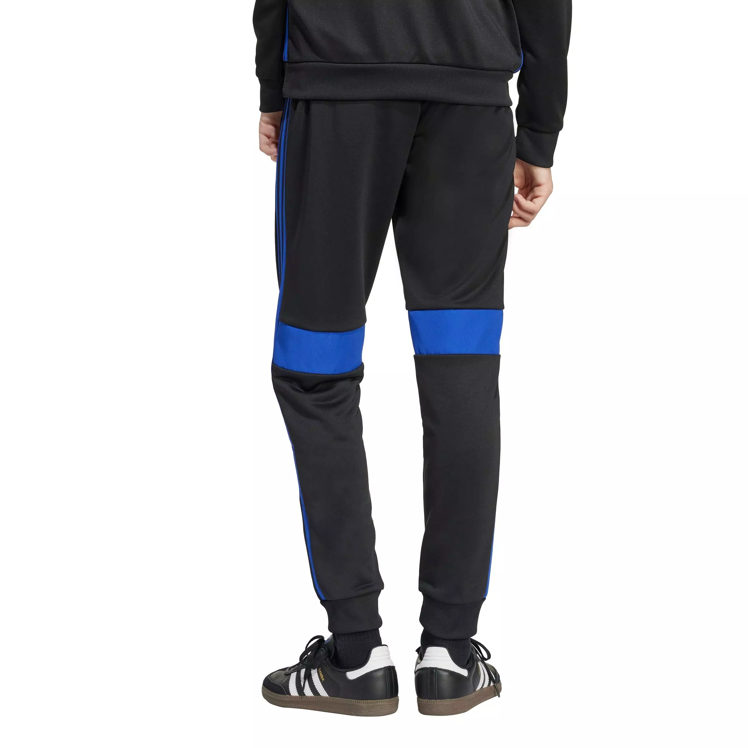 adidas Big Boys' Tiro 25 Essentials Sweat Tracksuit Bottom - Black - BLACK