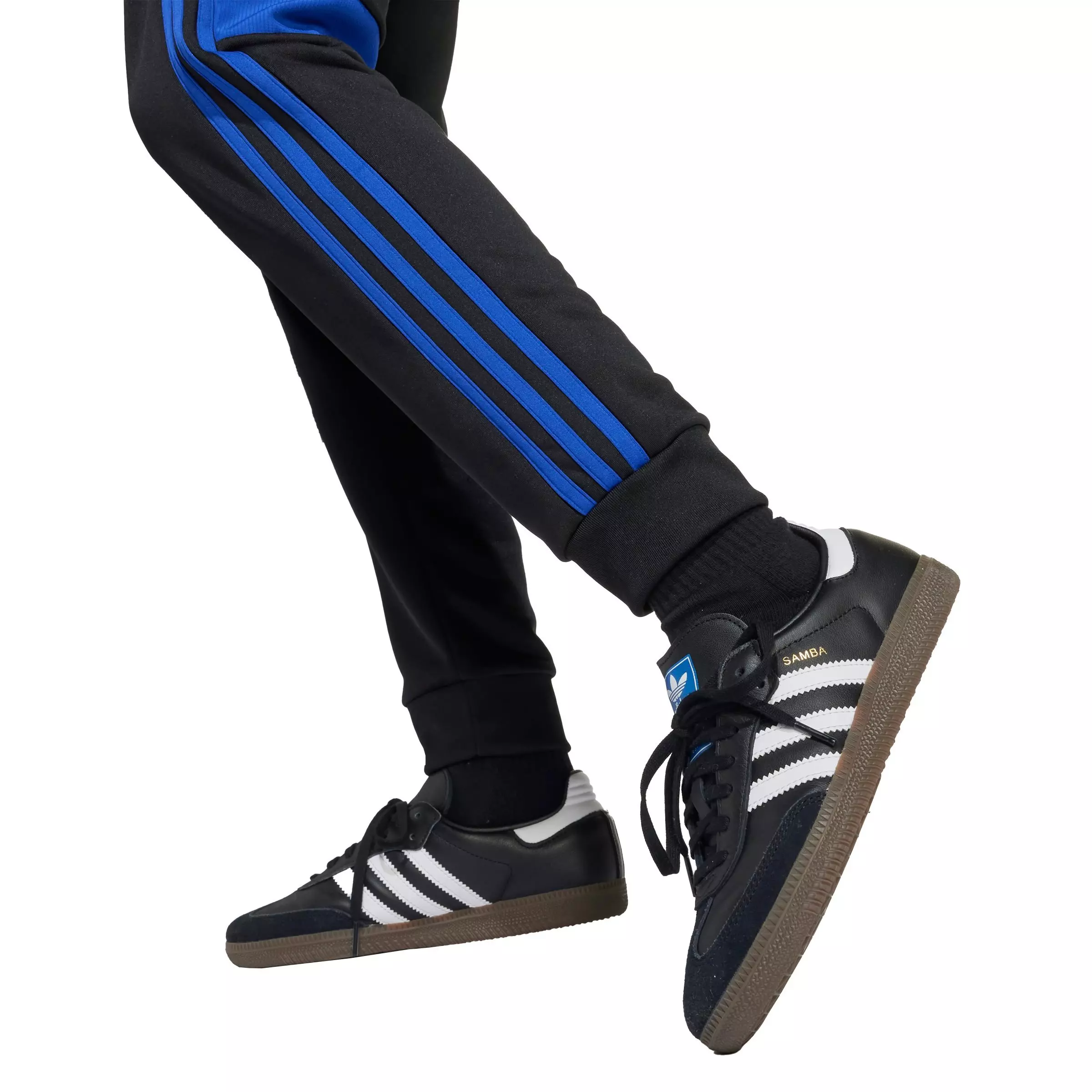 adidas Big Boys' Tiro 25 Essentials Sweat Tracksuit Bottom - Black - BLACK