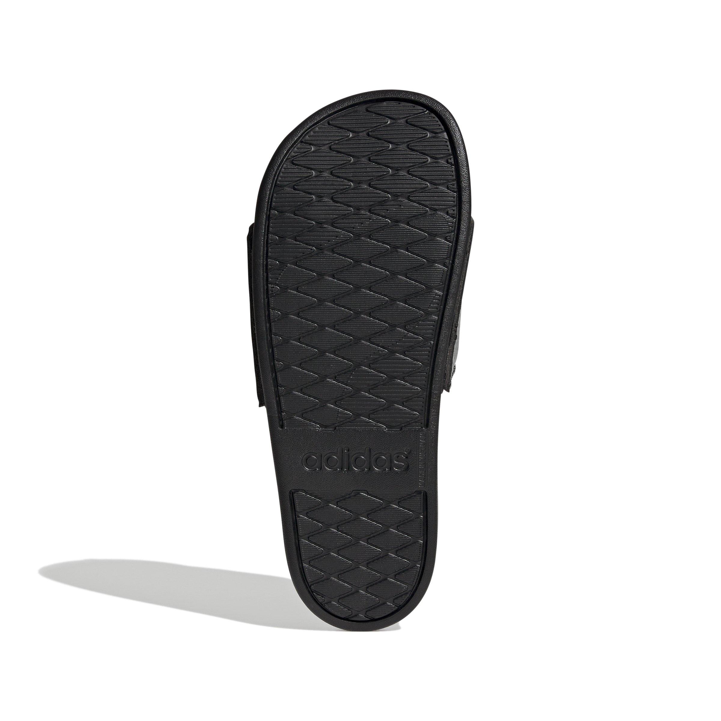 adidas Adilette Comfort "Core Black/Gold Metallic/Core Black" Women's Slide - BLACK Thumbnail View 6