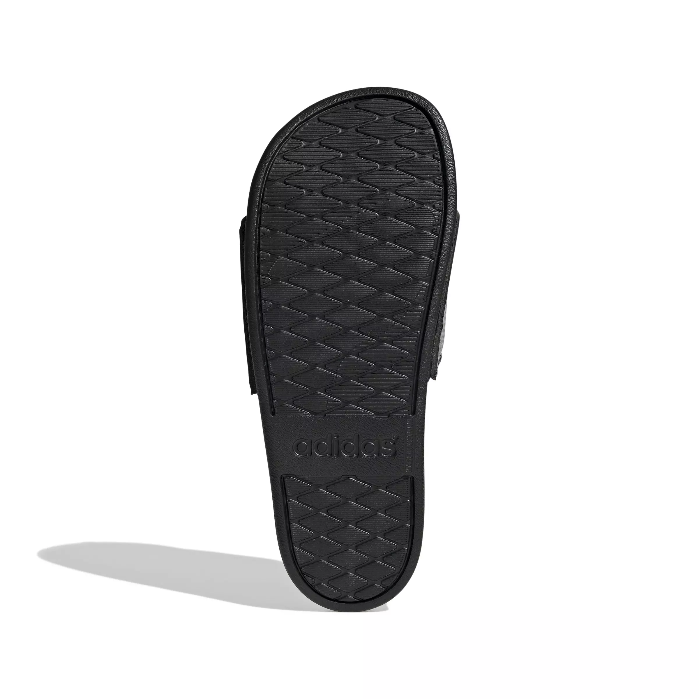 adidas Adilette Comfort "Core Black/Gold Metallic/Core Black" Women's Slide - BLACK