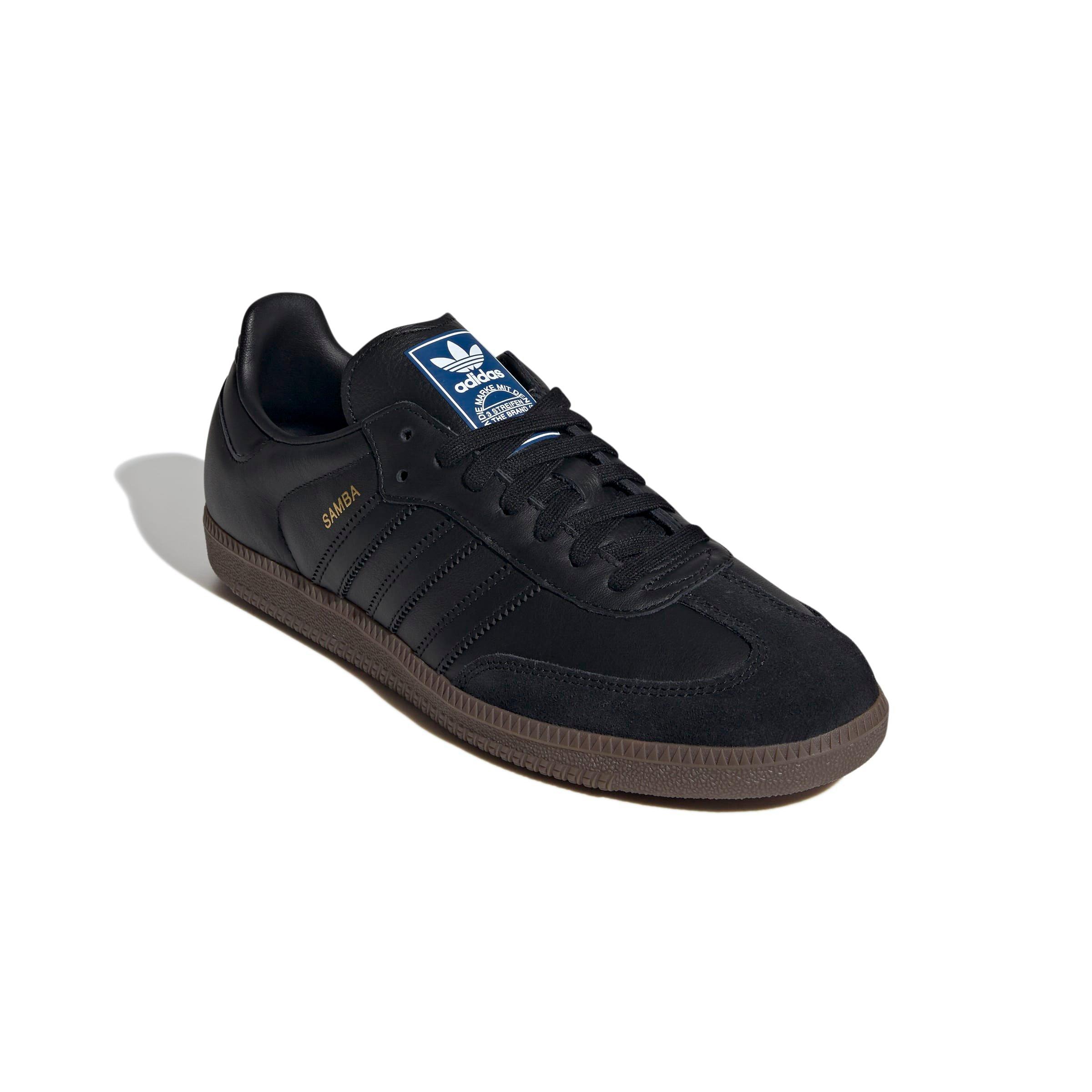 adidas Originals Samba OG "Core Black/Core Black/Gum 5" Men's Shoe - BLACK/BLACK/GUM Thumbnail View 3