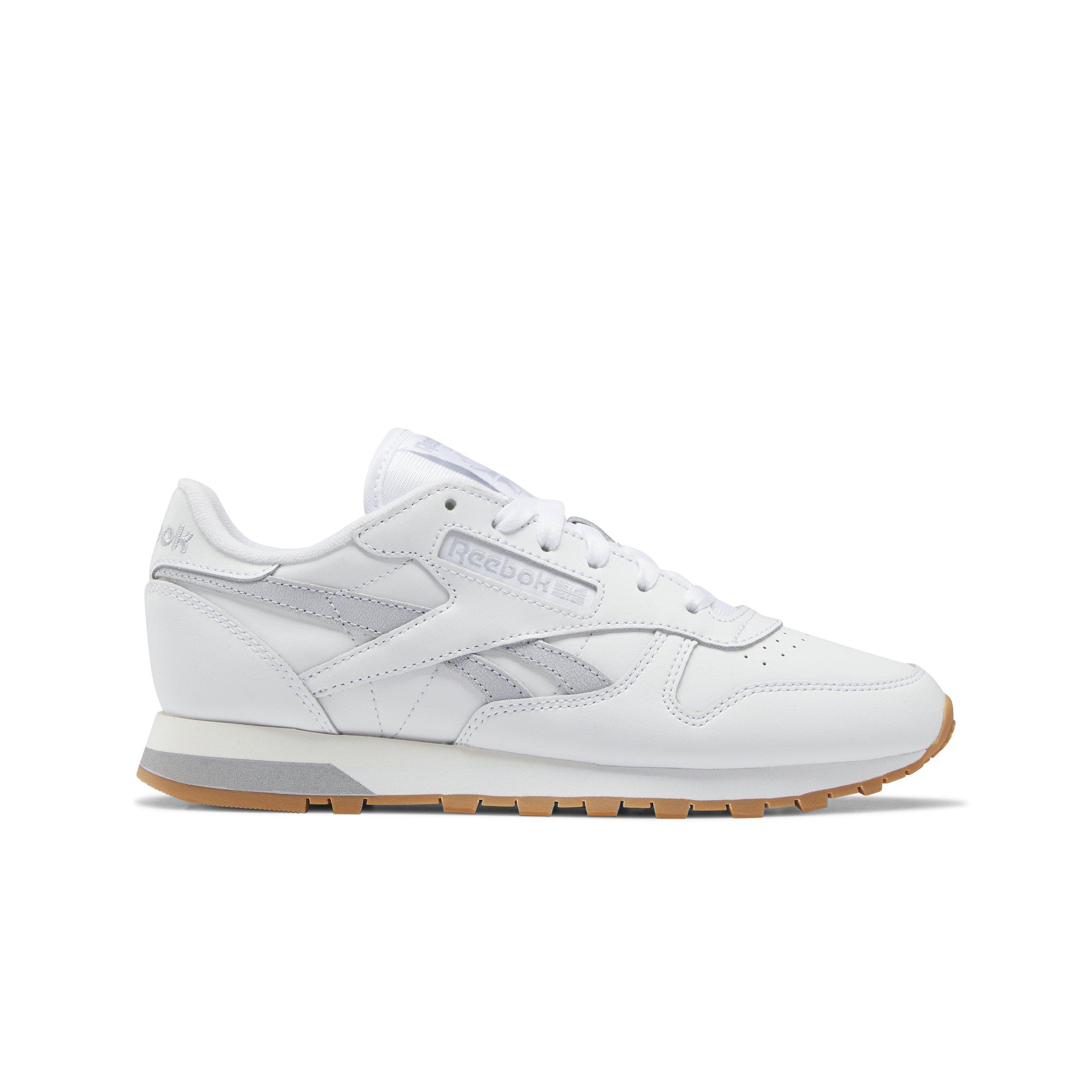 Reebok Classic Leather "Ftwr White/Grey/Gum" Women's Shoe - WHITE/GREY Thumbnail View 1