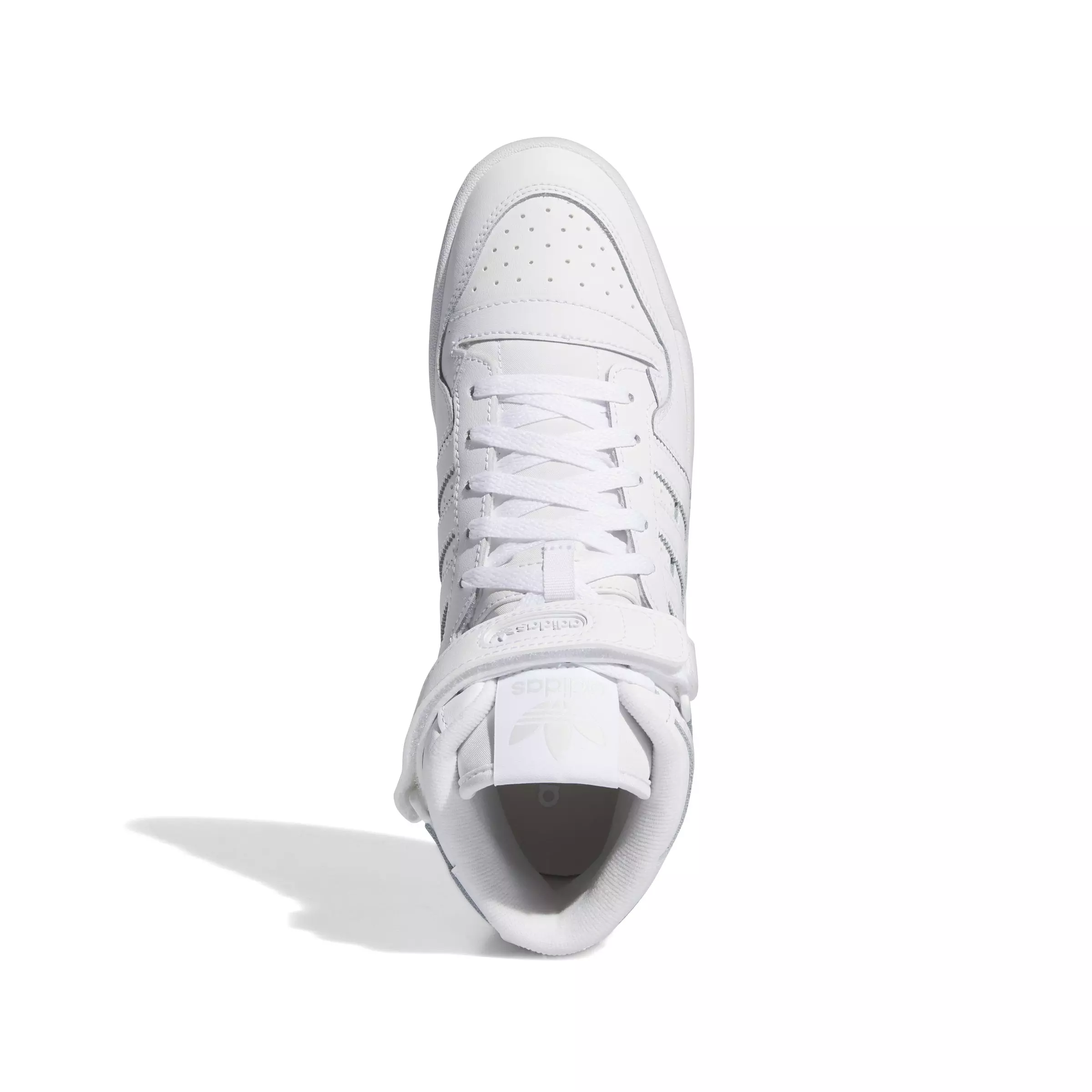 adidas Forum Mid "Ftwr White/Crystal White/Ftwr White" Men's Shoe - WHITE/WHITE/WHITE