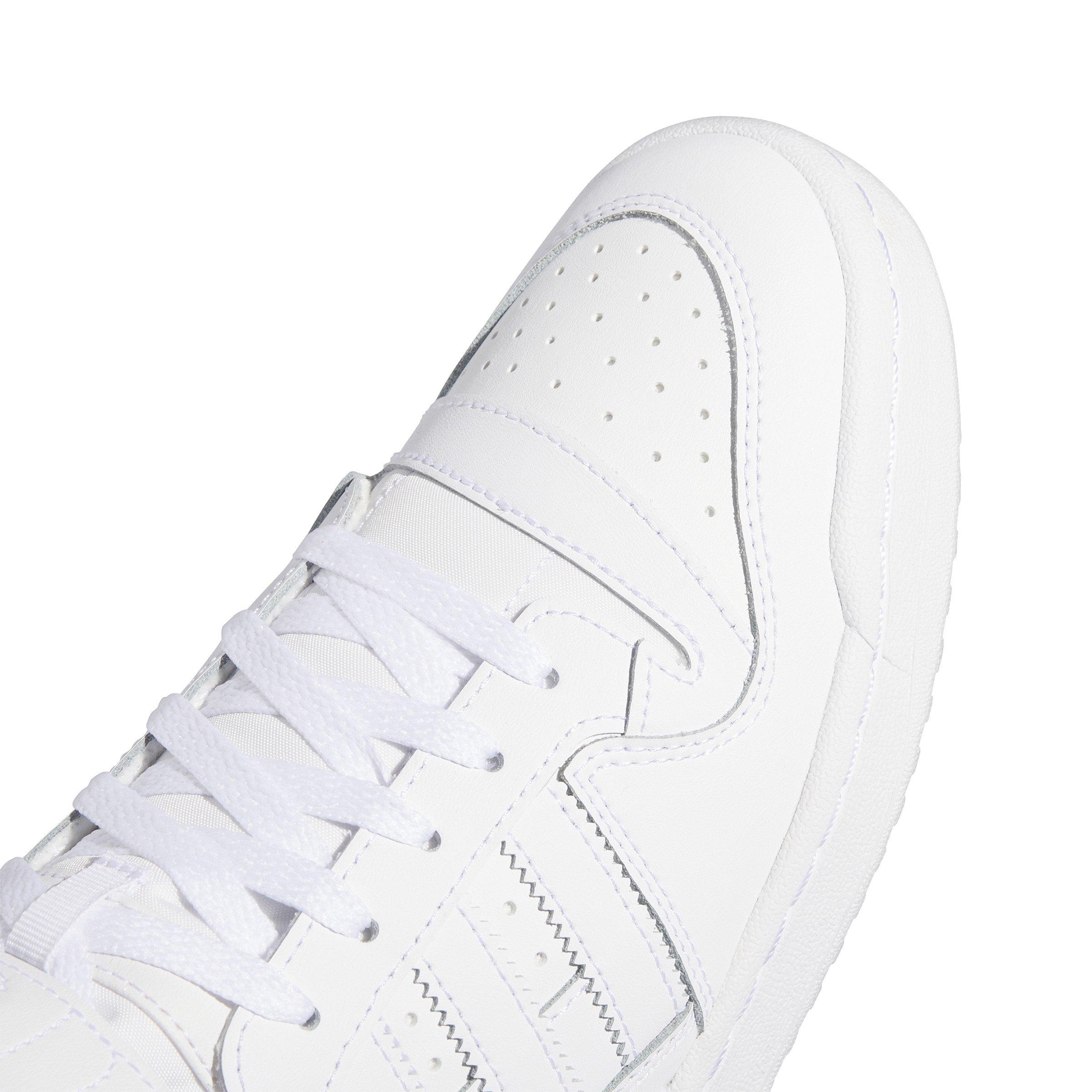 adidas Forum Mid "Ftwr White/Crystal White/Ftwr White" Men's Shoe - WHITE/WHITE/WHITE Thumbnail View 7