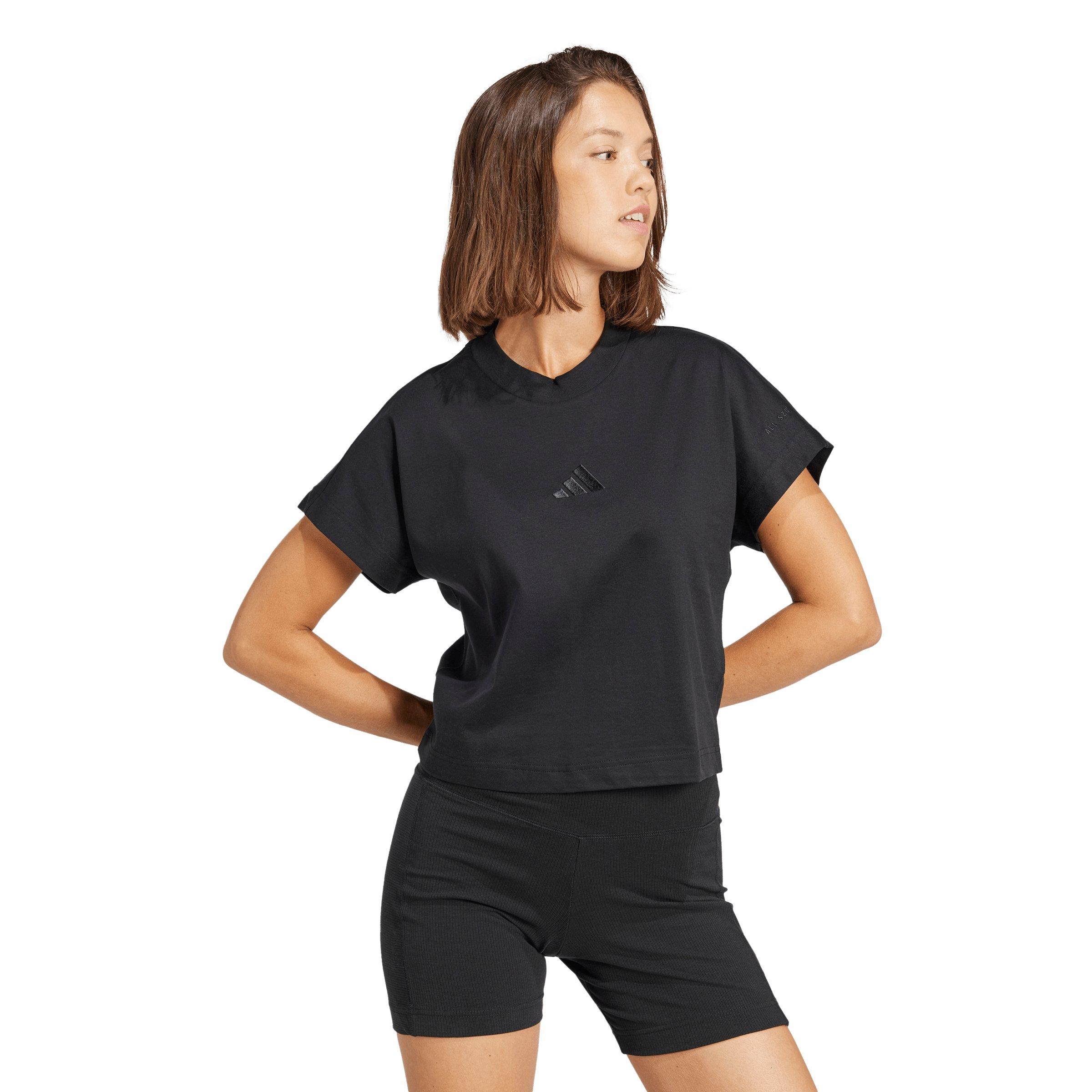 adidas Women's ALL SZN T-Shirt - Black - BLACK Thumbnail View 1
