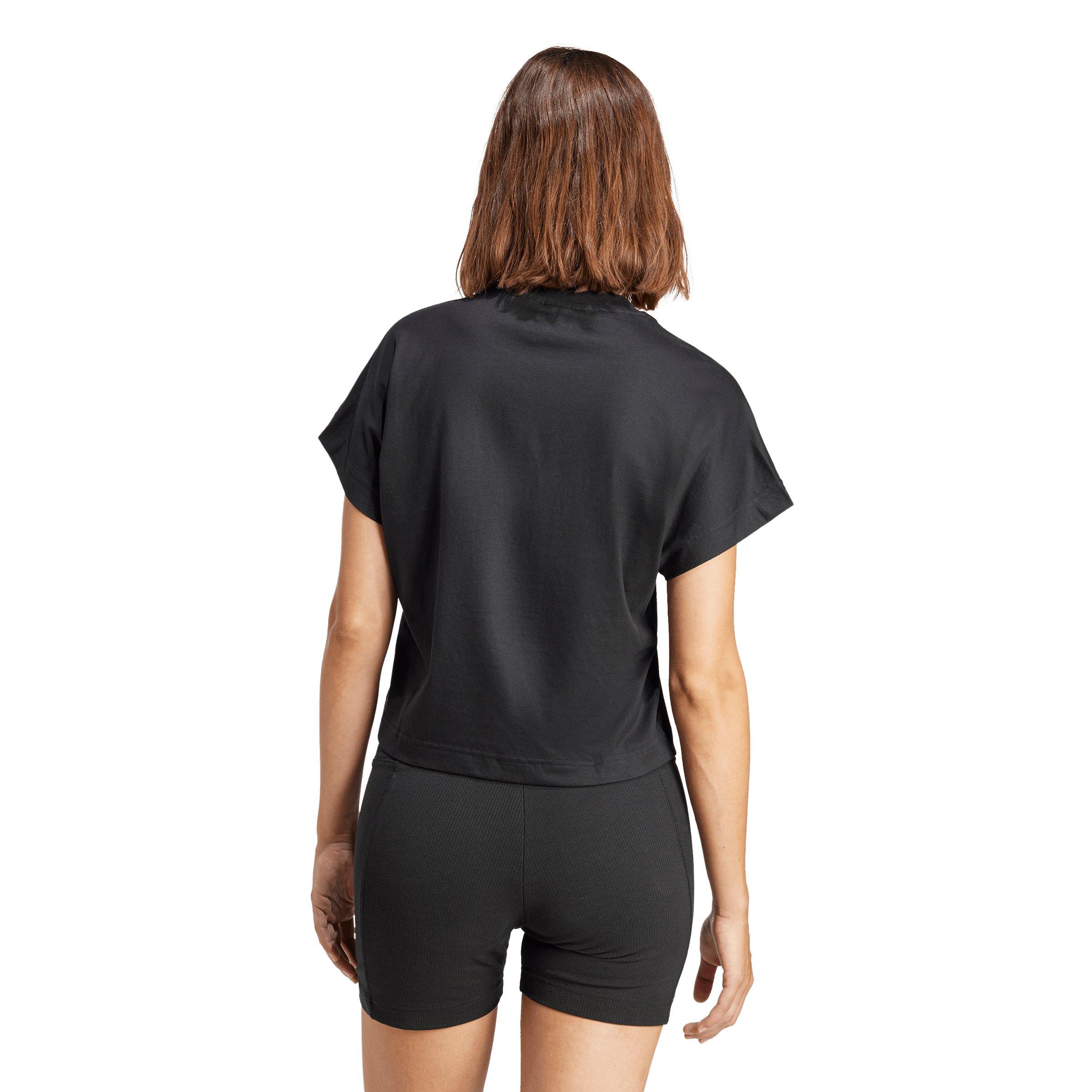 adidas Women's ALL SZN T-Shirt - Black - BLACK Thumbnail View 2