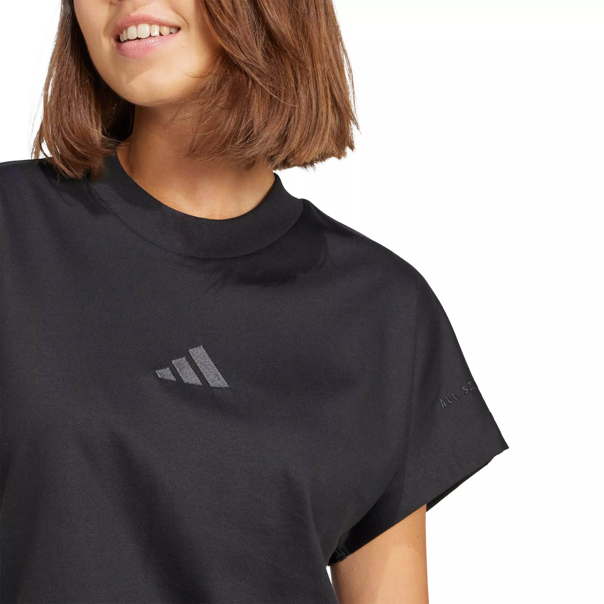 adidas Women's ALL SZN T-Shirt - Black - BLACK