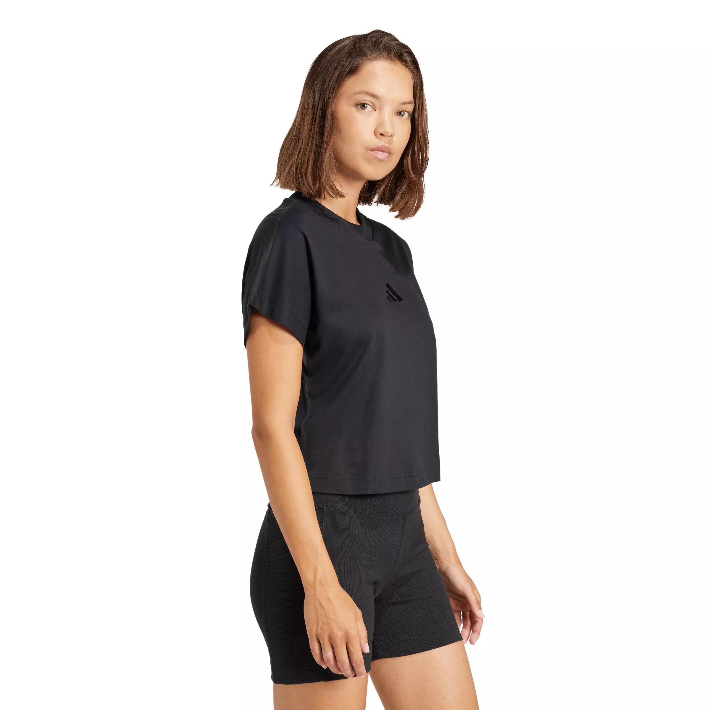 adidas Women's ALL SZN T-Shirt - Black - BLACK