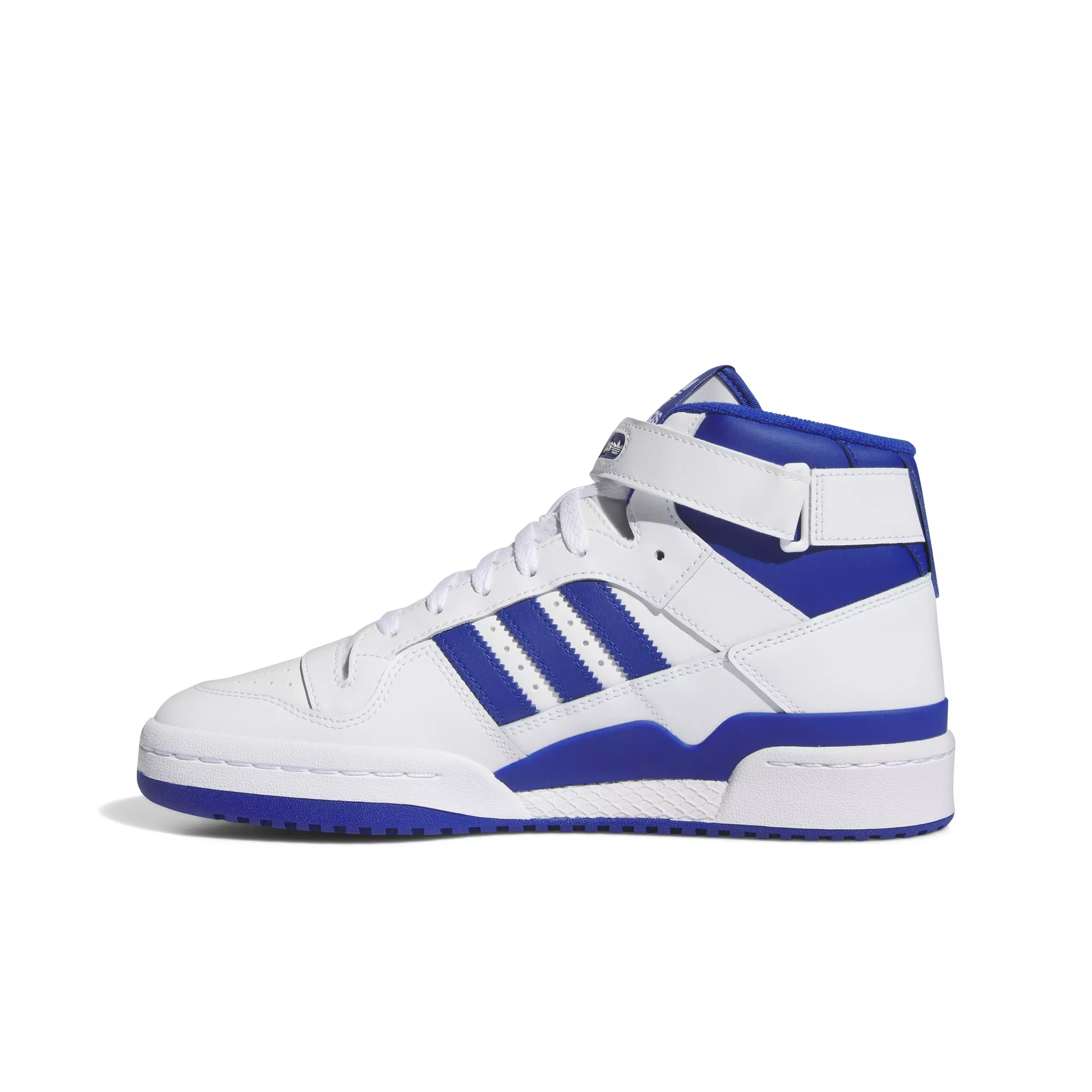 adidas Forum Mid "Ftwr White/Team Royal Blue/Ftwr White" Men's Shoe - WHITE/ROYAL/WHITE