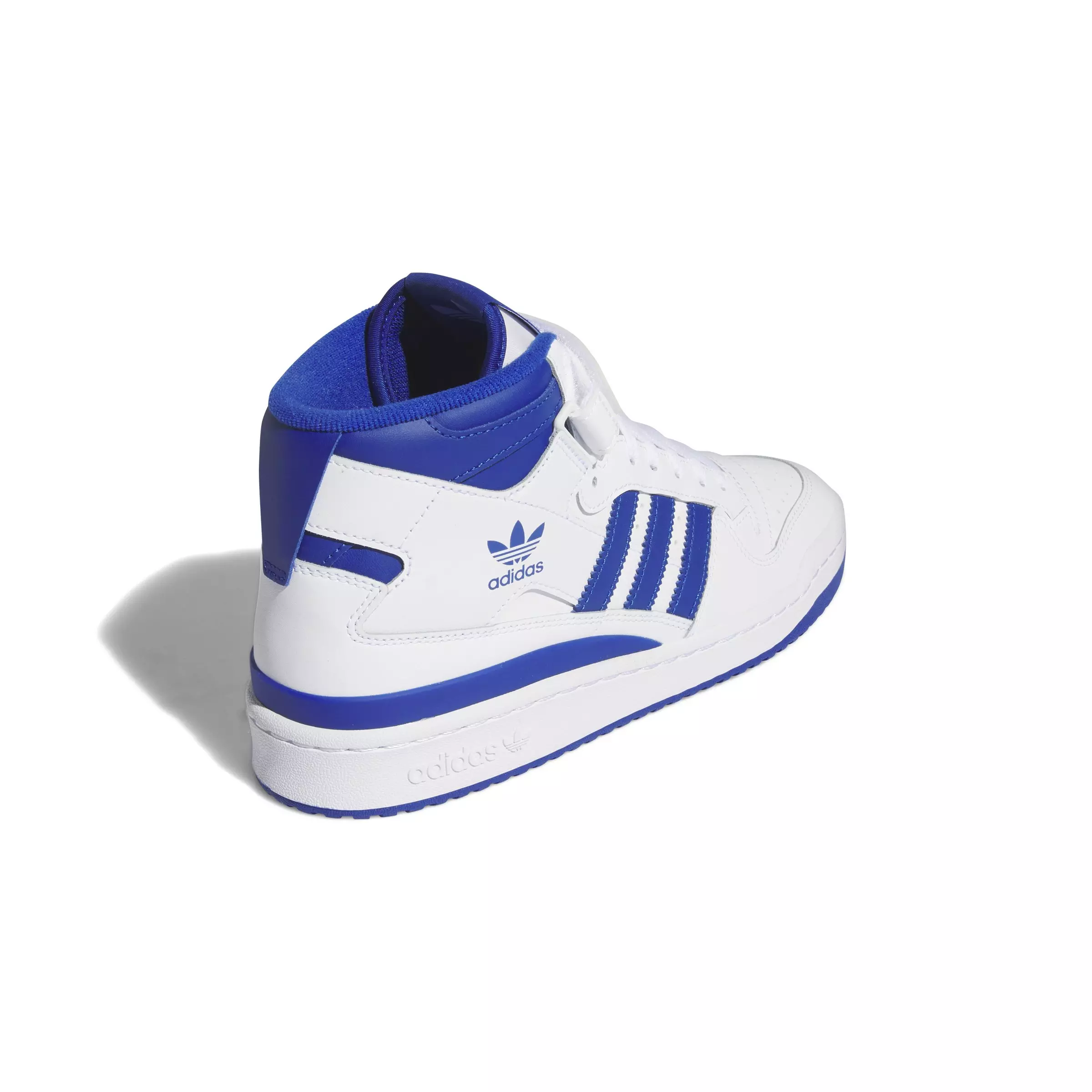 adidas Forum Mid "Ftwr White/Team Royal Blue/Ftwr White" Men's Shoe - WHITE/ROYAL/WHITE
