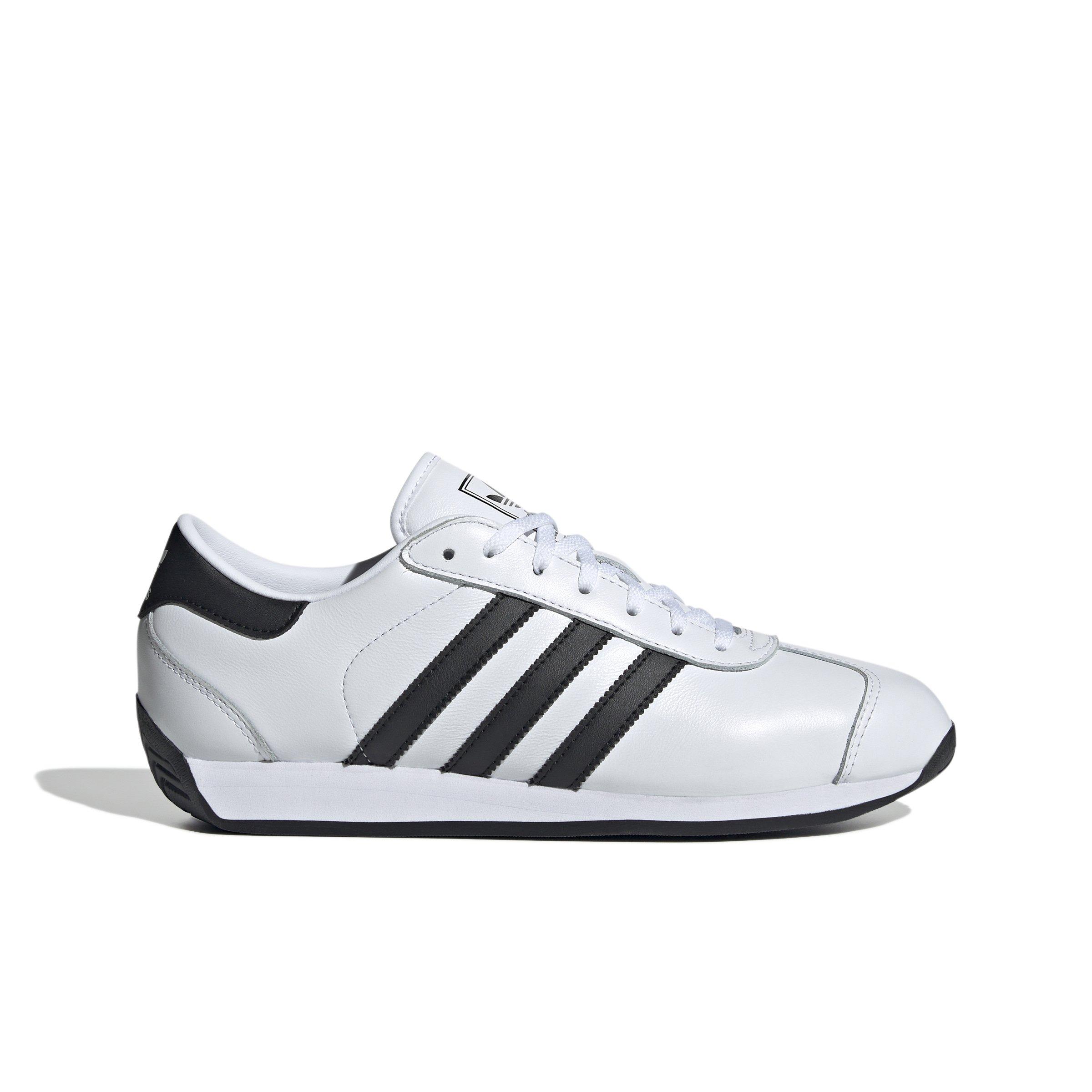 adidas Originals Country II "Ftwr White/Core Black/Ftwr White" Men's Shoe - WHITE/BLACK/WHITE Thumbnail View 1