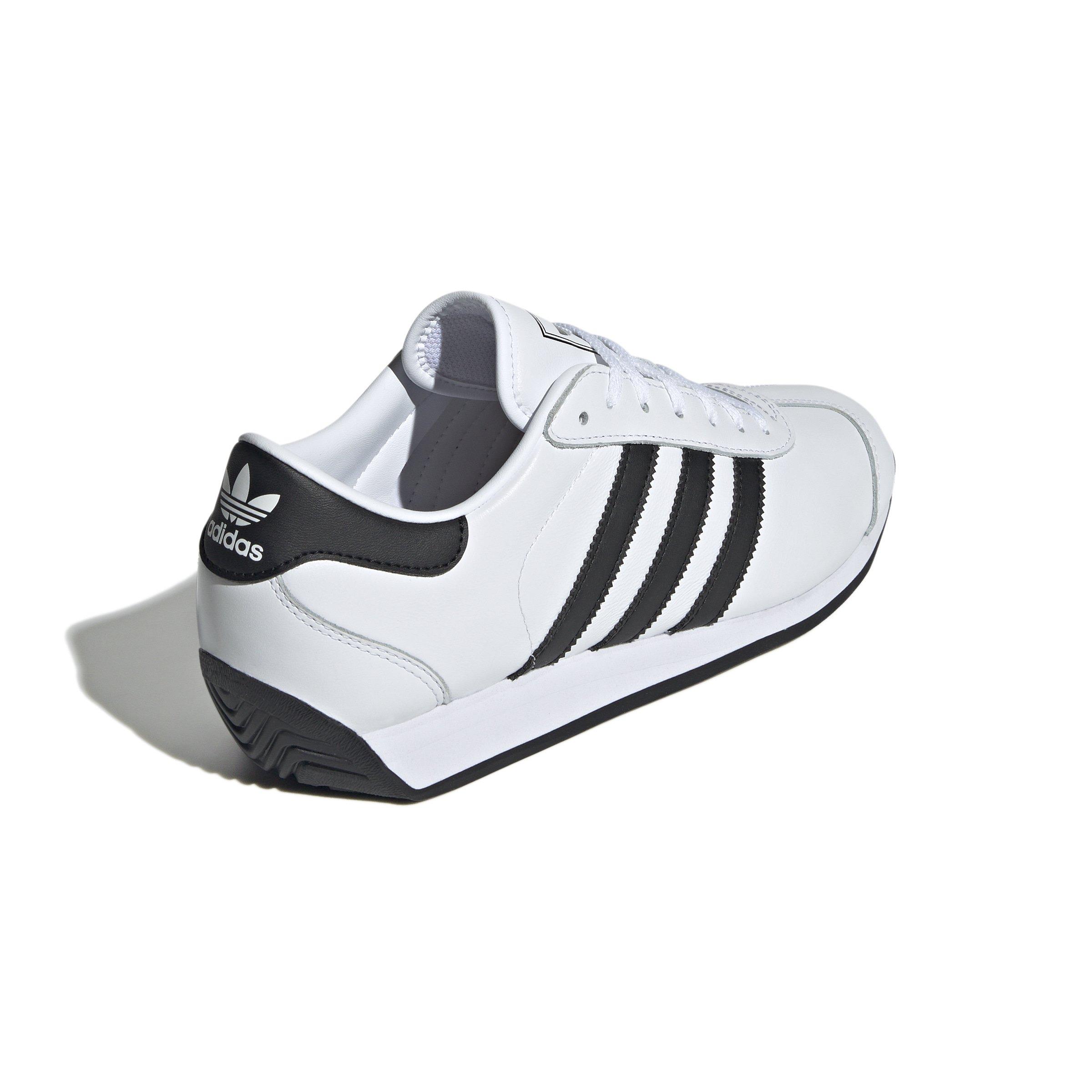adidas Originals Country II "Ftwr White/Core Black/Ftwr White" Men's Shoe - WHITE/BLACK/WHITE Thumbnail View 4