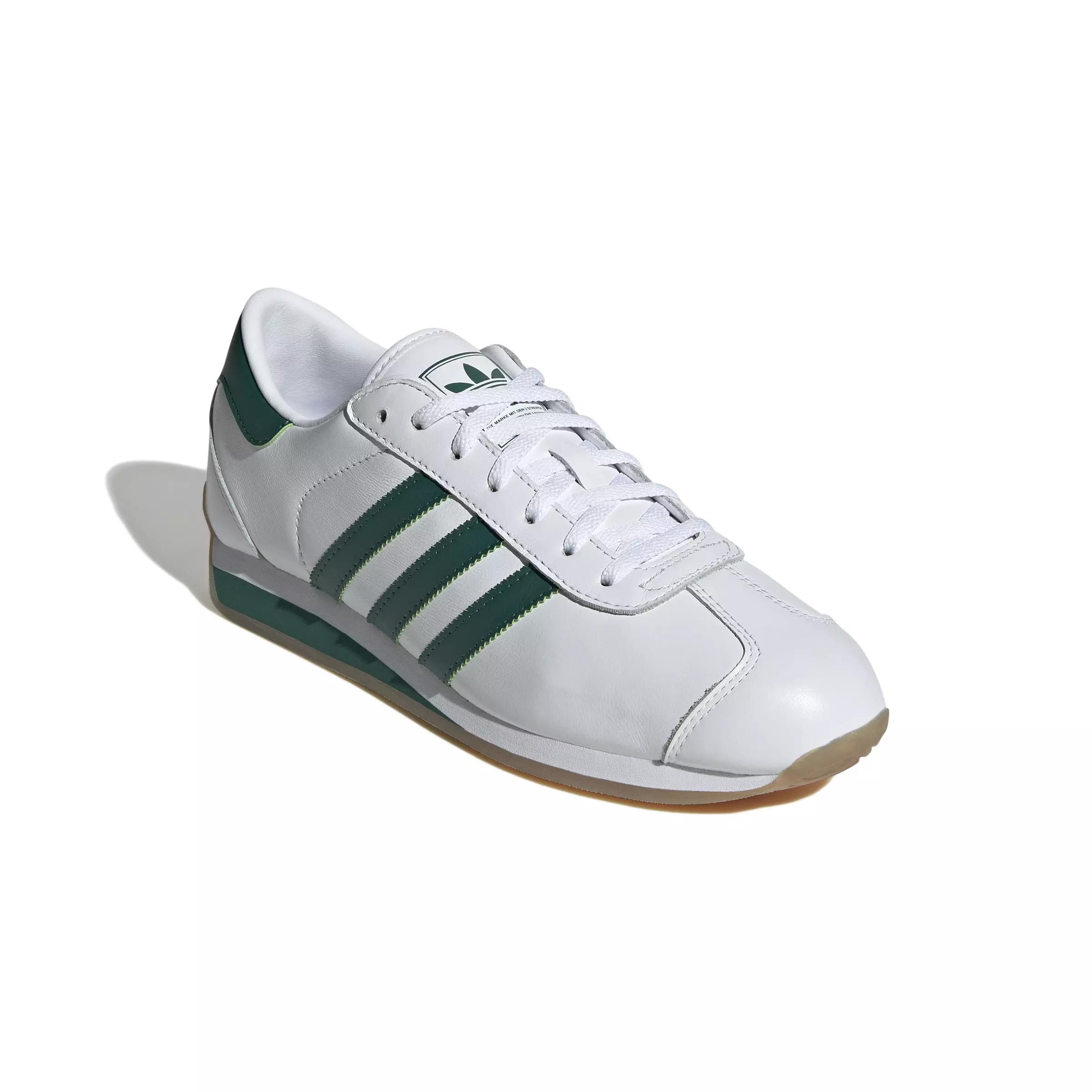 adidas Originals Country II "Ftwr White/Collegiate Green/Ftwr White" Men's Shoe - WHITE/GREEN/WHITE