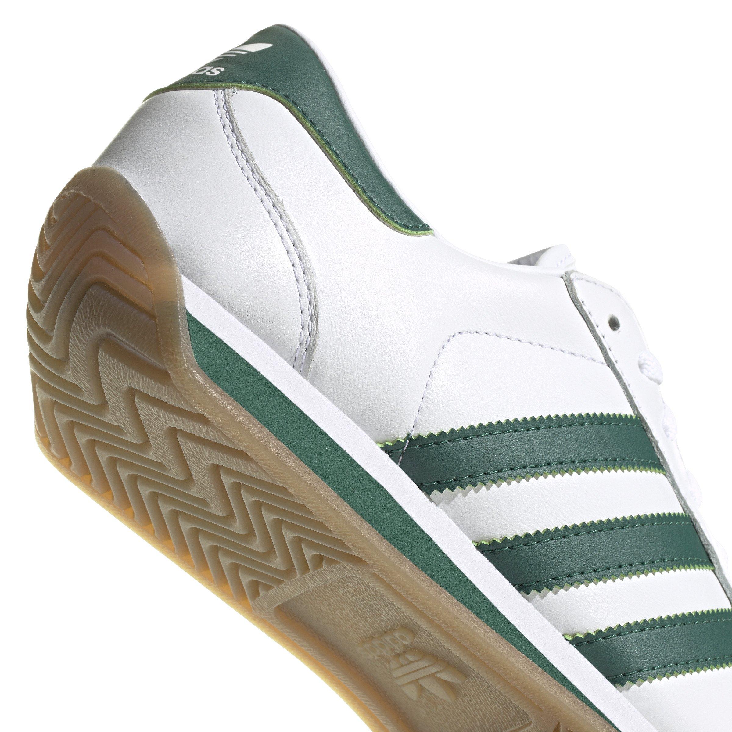 adidas Originals Country II "Ftwr White/Collegiate Green/Ftwr White" Men's Shoe - WHITE/GREEN/WHITE Thumbnail View 8