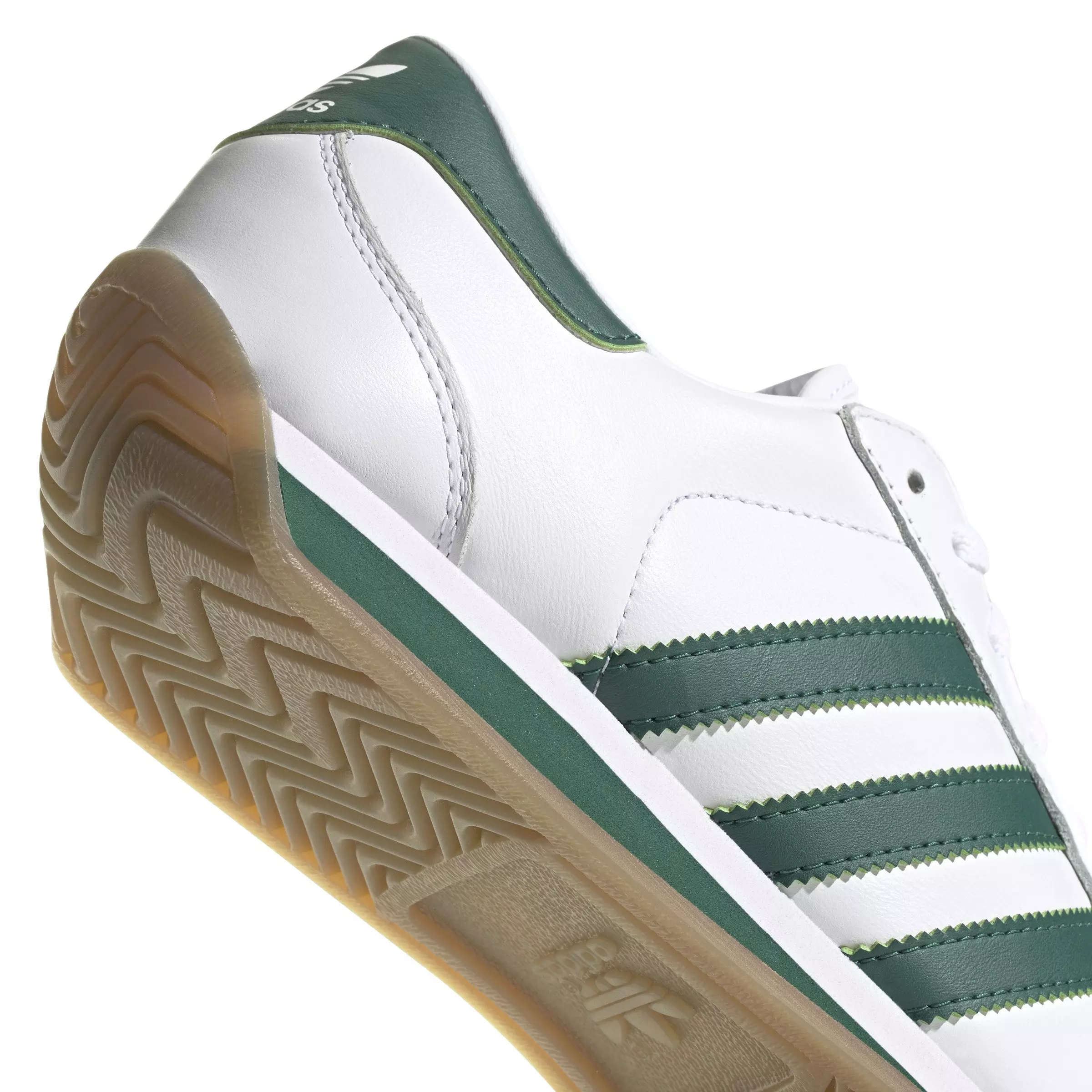 adidas Originals Country II "Ftwr White/Collegiate Green/Ftwr White" Men's Shoe - WHITE/GREEN/WHITE