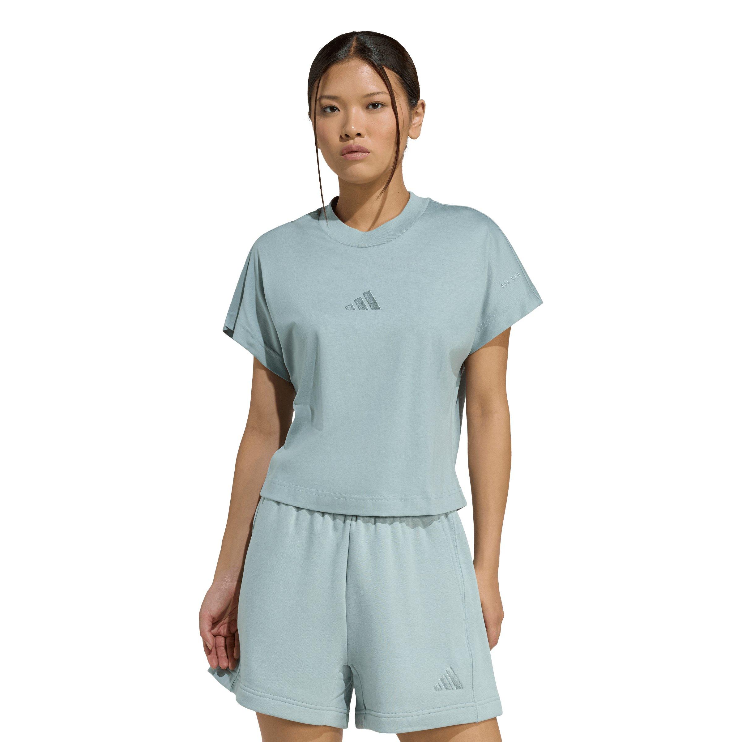 adidas Women's ALL SZN T-Shirt - Sage Green - SAGE GREEN Thumbnail View 1