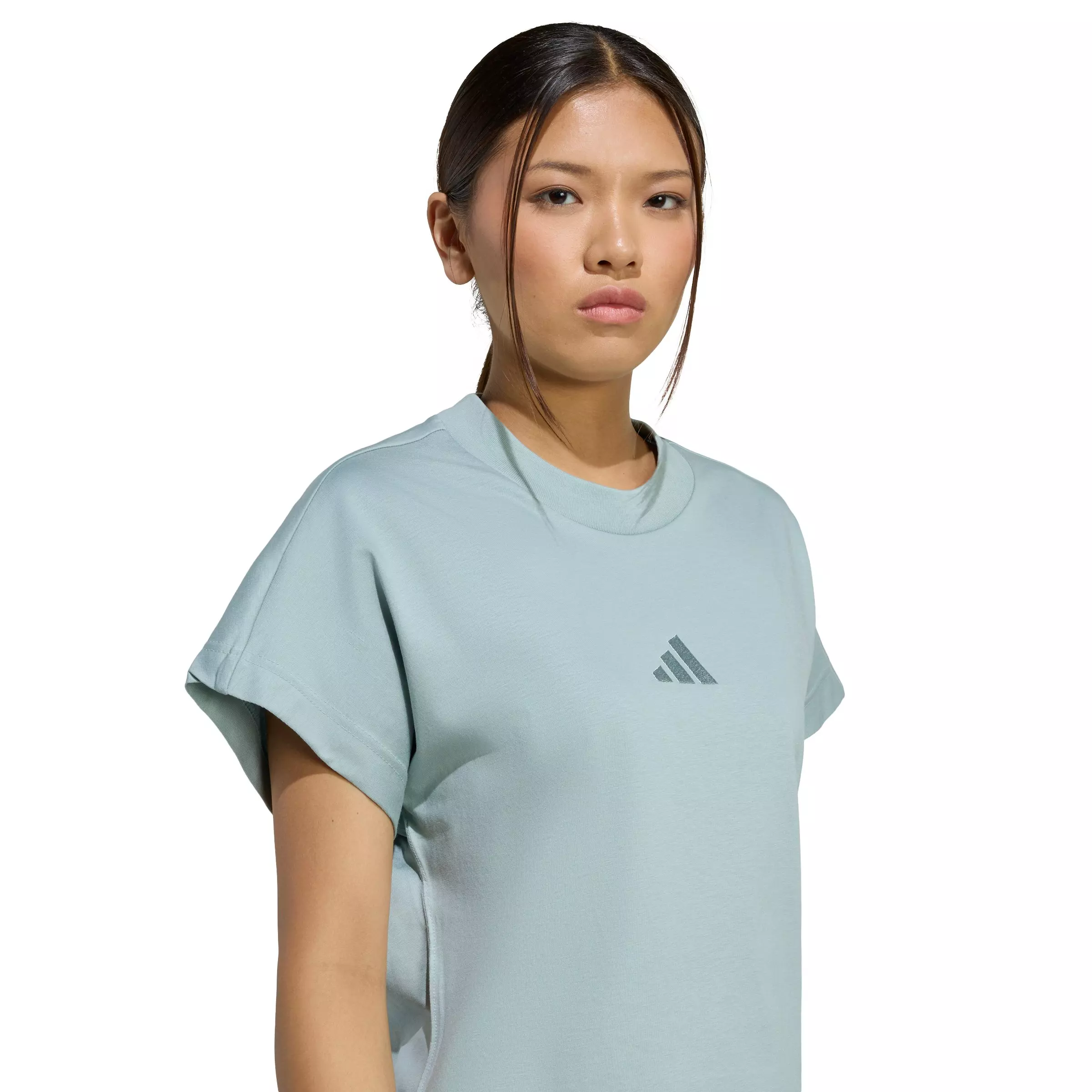 adidas Women's ALL SZN T-Shirt - Sage Green - SAGE GREEN