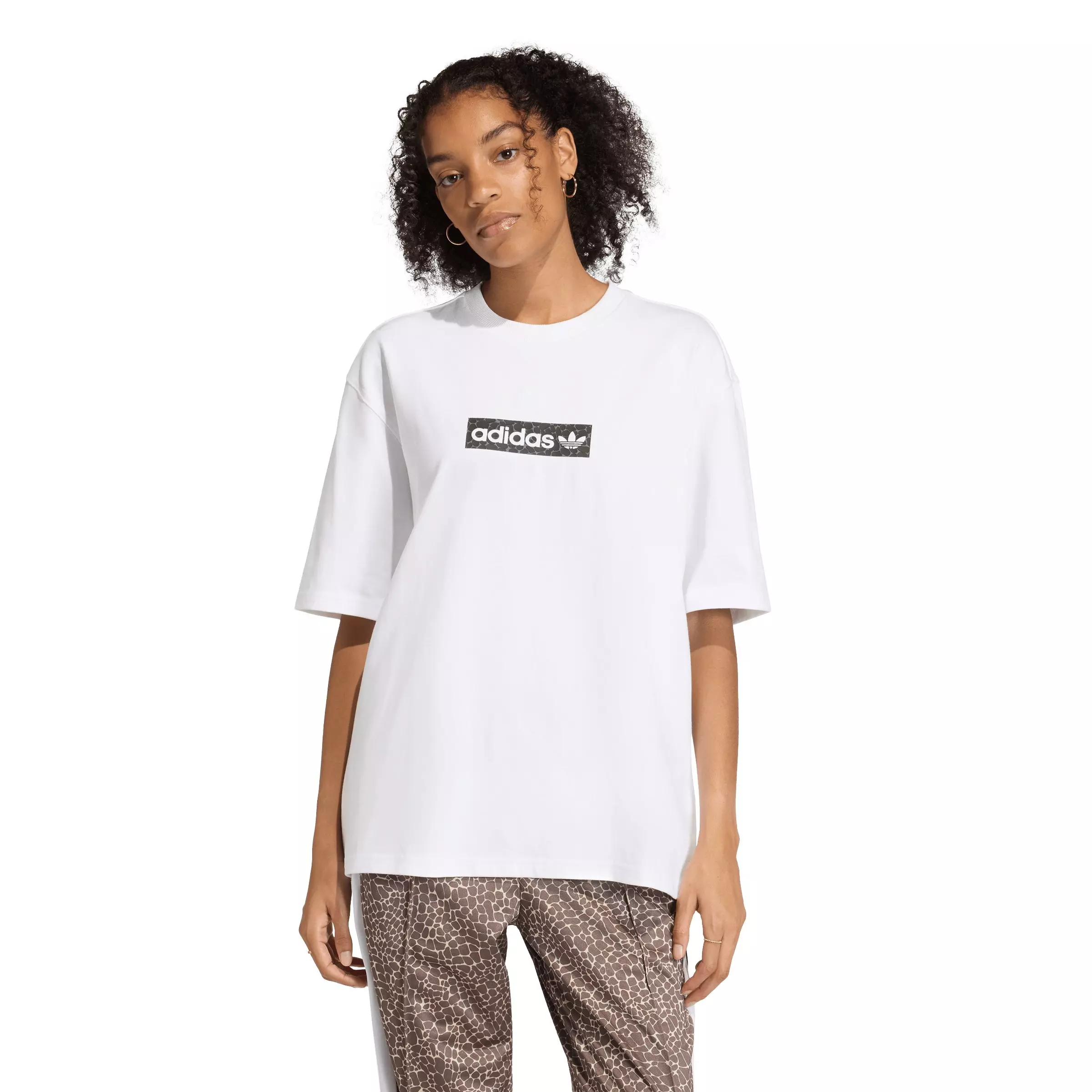 adidas Originals Women's AOP T-Shirt - White - WHITE