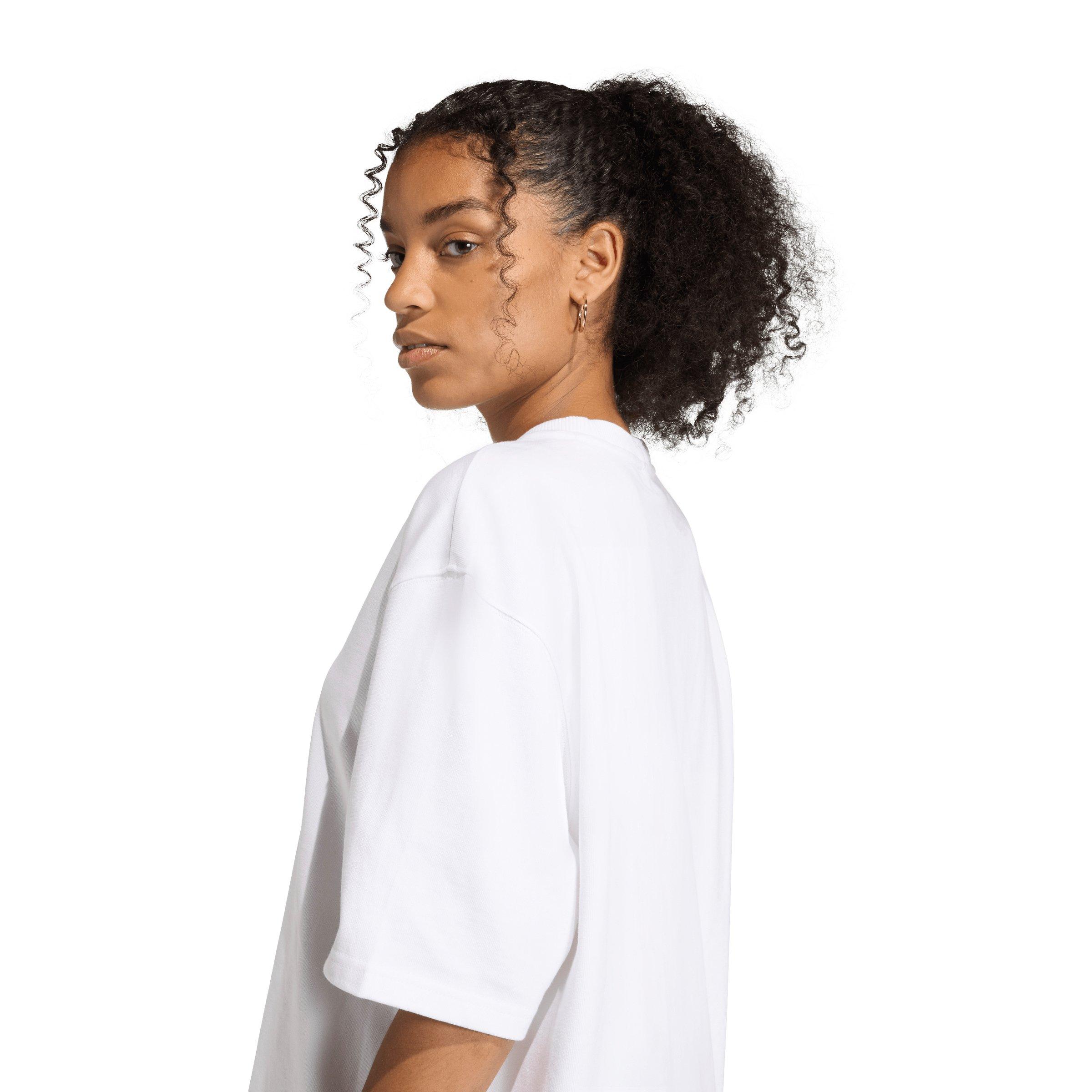 adidas Originals Women's AOP T-Shirt - White - WHITE Thumbnail View 4