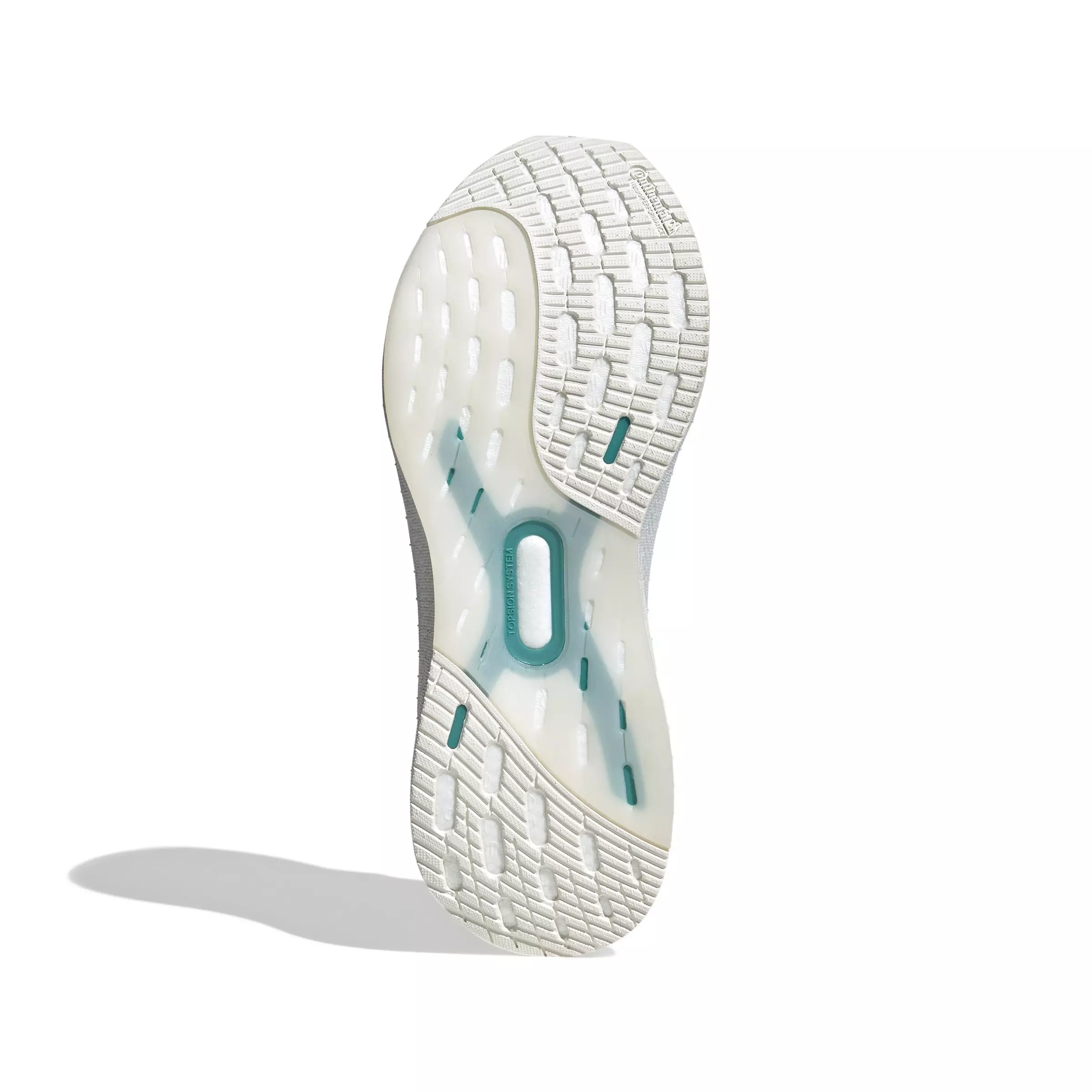 adidas Ultraboost 5x "Core White/Pure Teal/Dash Grey" Men's Running Shoe - WHITE/TEAL/GREY