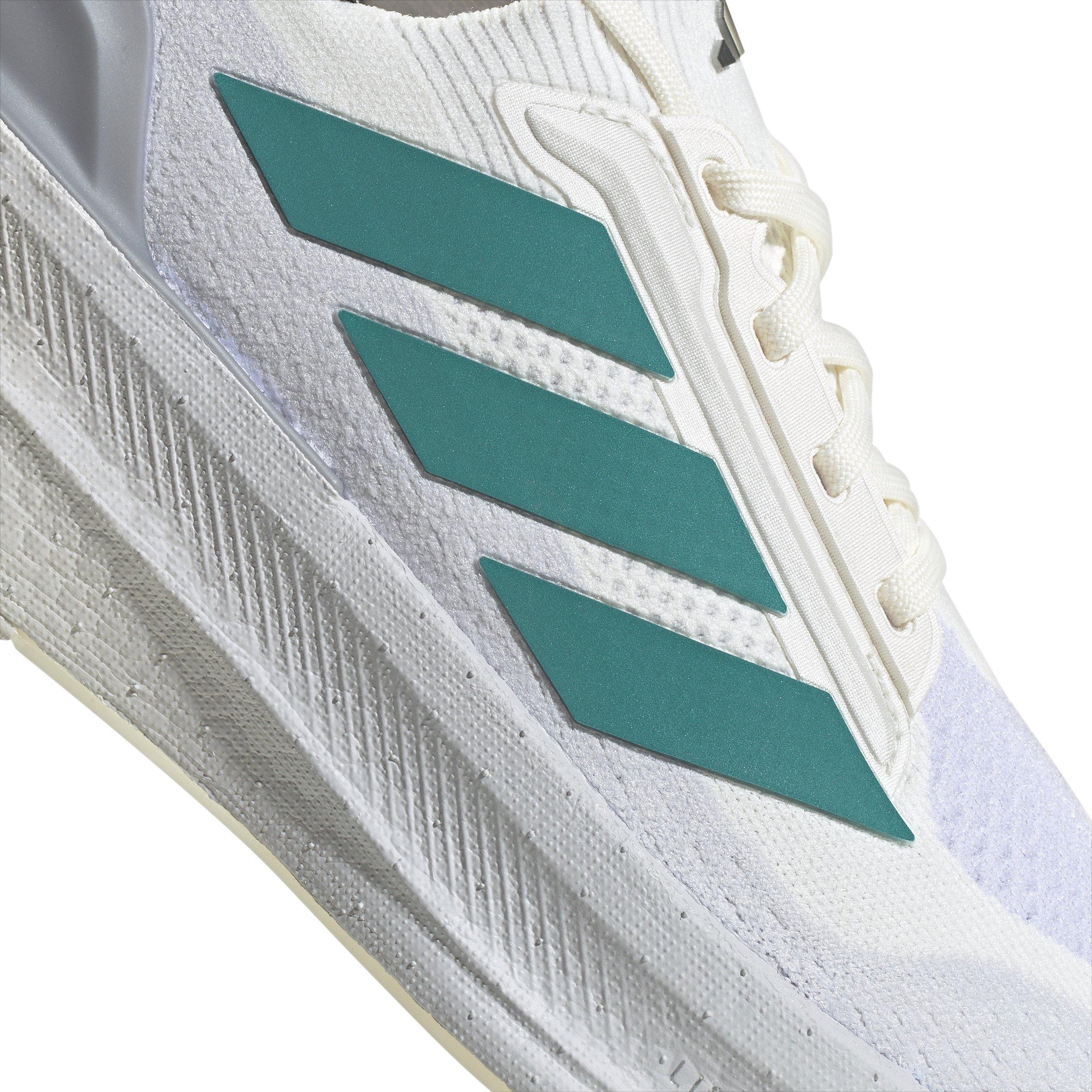 adidas Ultraboost 5x "Core White/Pure Teal/Dash Grey" Men's Running Shoe - WHITE/TEAL/GREY Thumbnail View 8