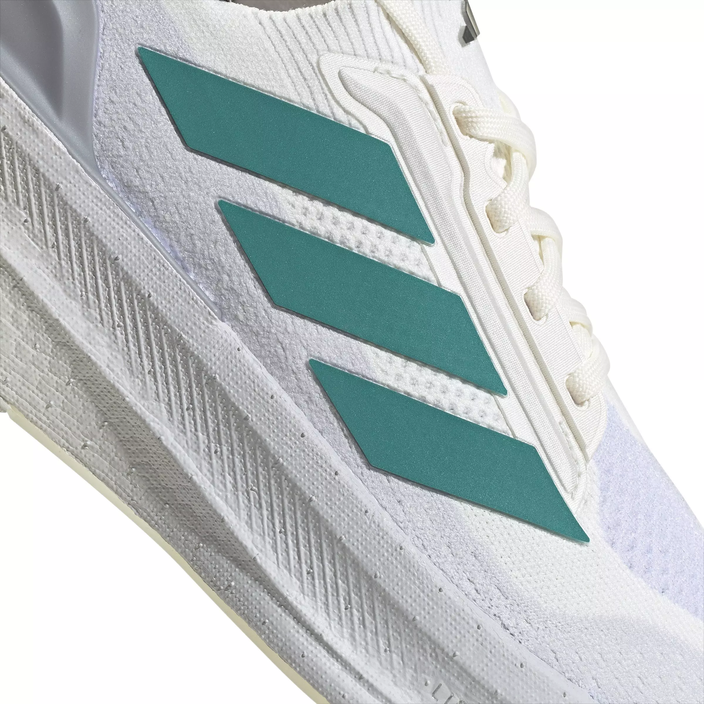 adidas Ultraboost 5x "Core White/Pure Teal/Dash Grey" Men's Running Shoe - WHITE/TEAL/GREY