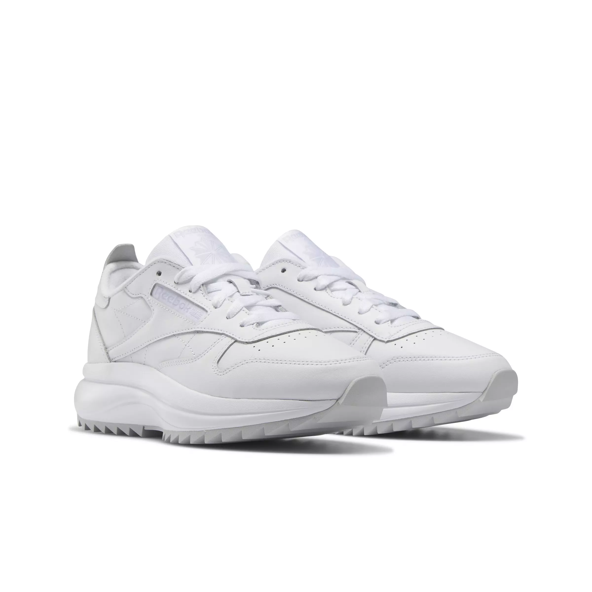 Reebok Classic Leather SP Extra "Ftwr White/White/Grey" Women's Shoe - WHITE/GREY