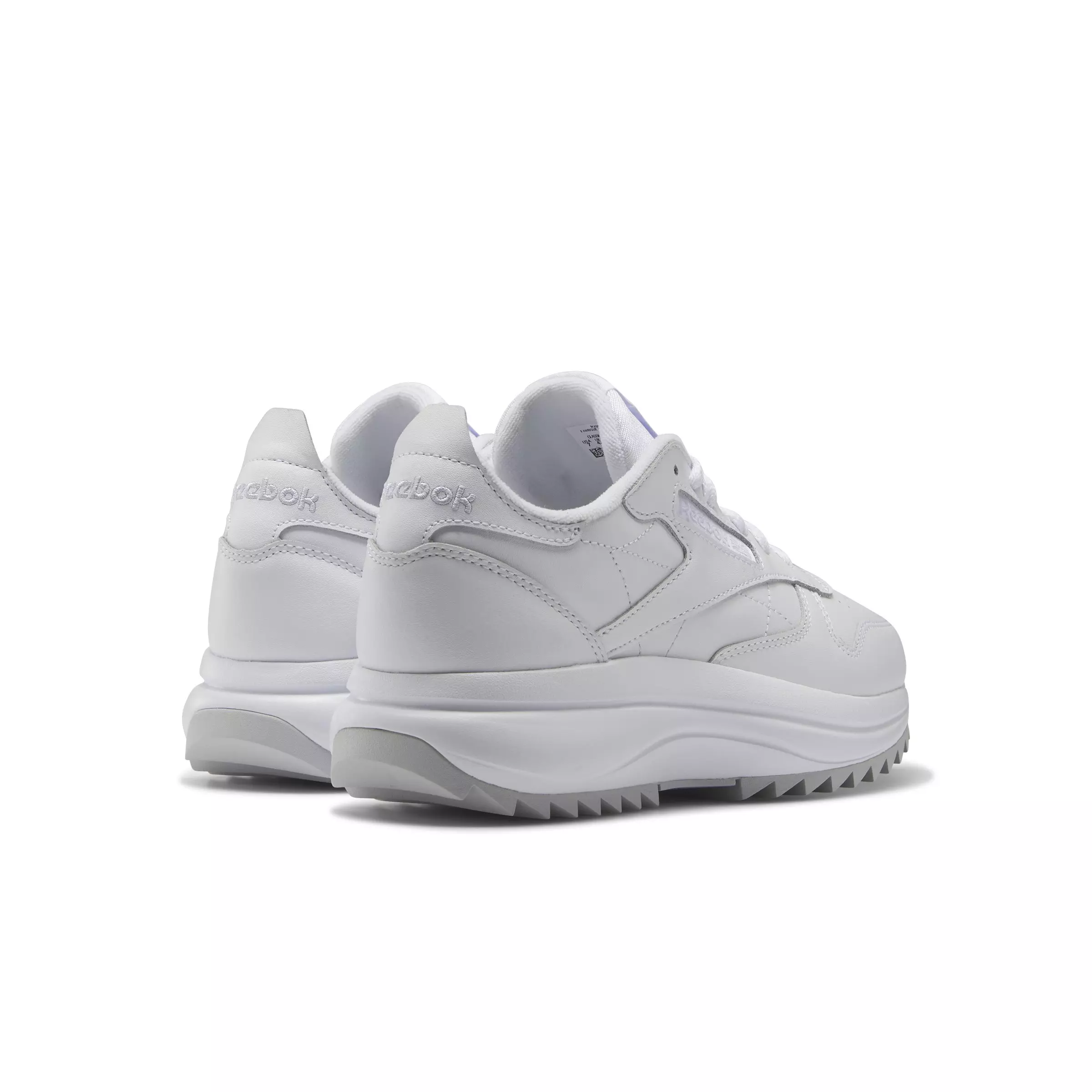 Reebok Classic Leather SP Extra "Ftwr White/White/Grey" Women's Shoe - WHITE/GREY