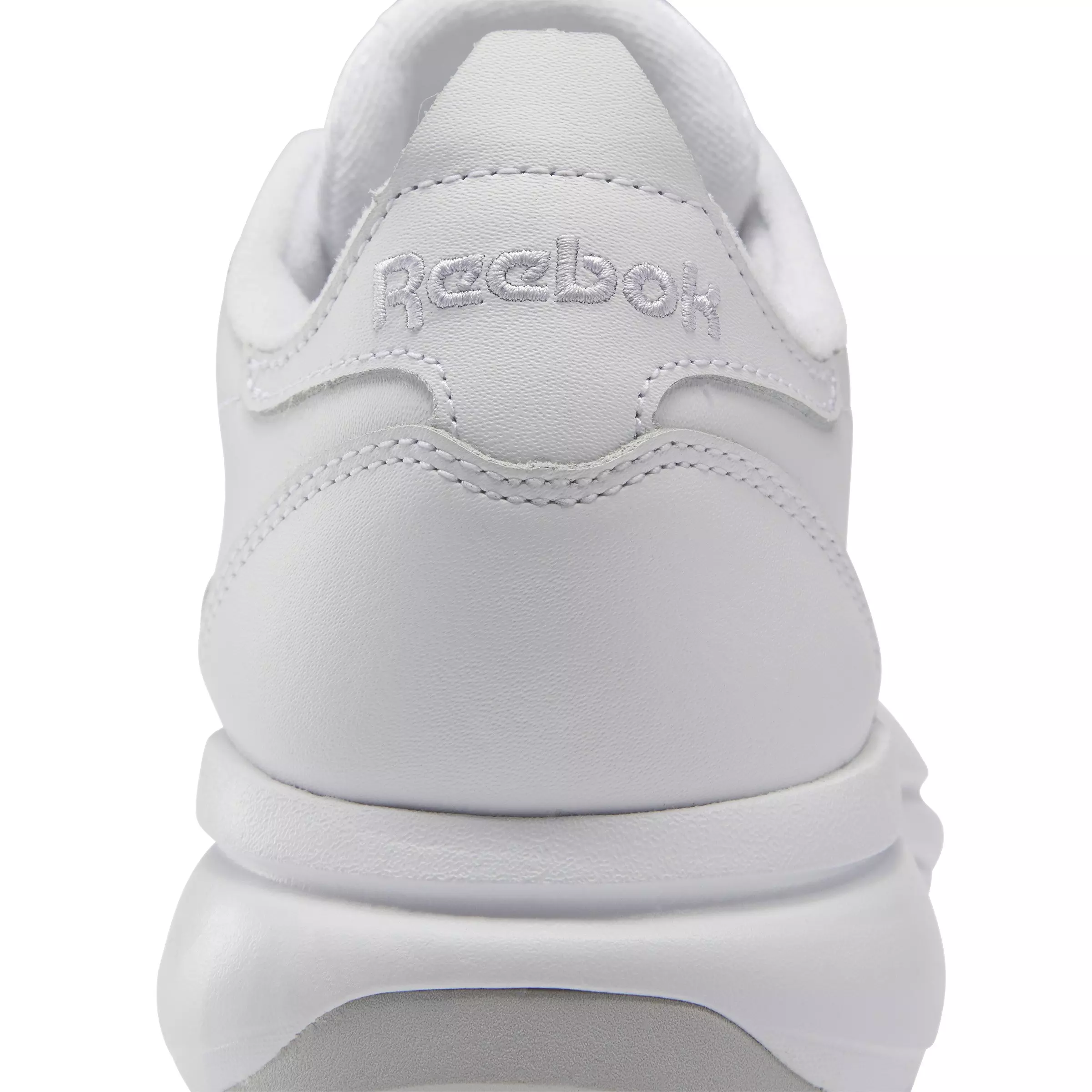Reebok Classic Leather SP Extra "Ftwr White/White/Grey" Women's Shoe - WHITE/GREY